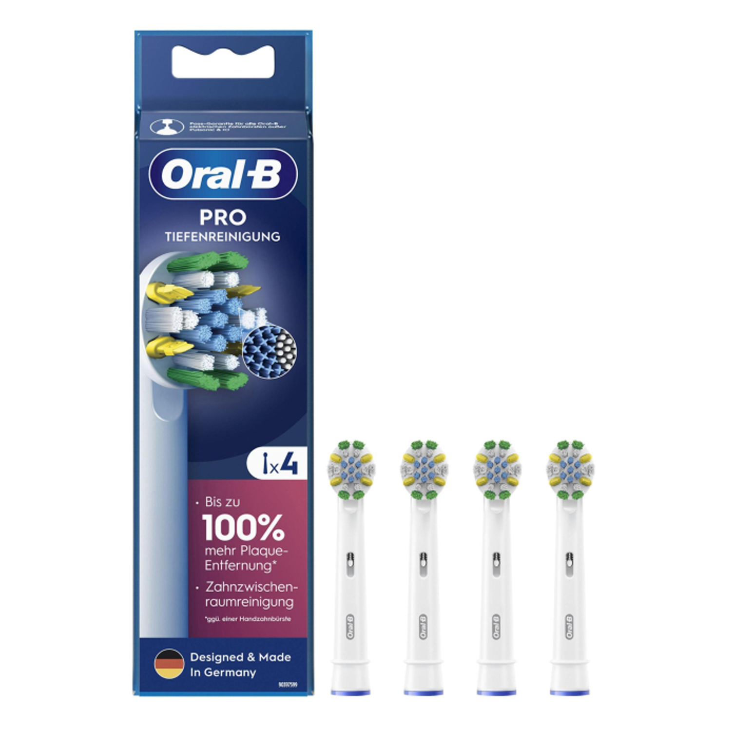 Oral-B Pro Tiefenreinigung Aufsteckbürsten 4er Pack