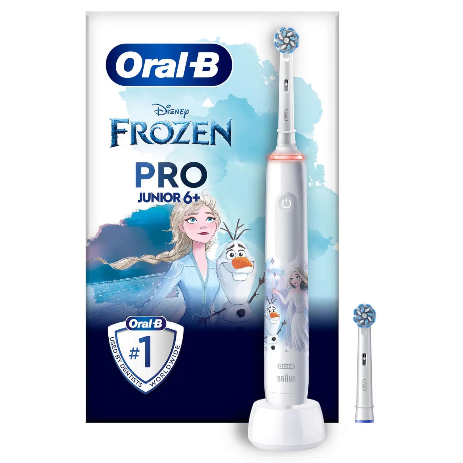 Oral-B Pro Junior Frozen Elektrische Zahnbürste weiß