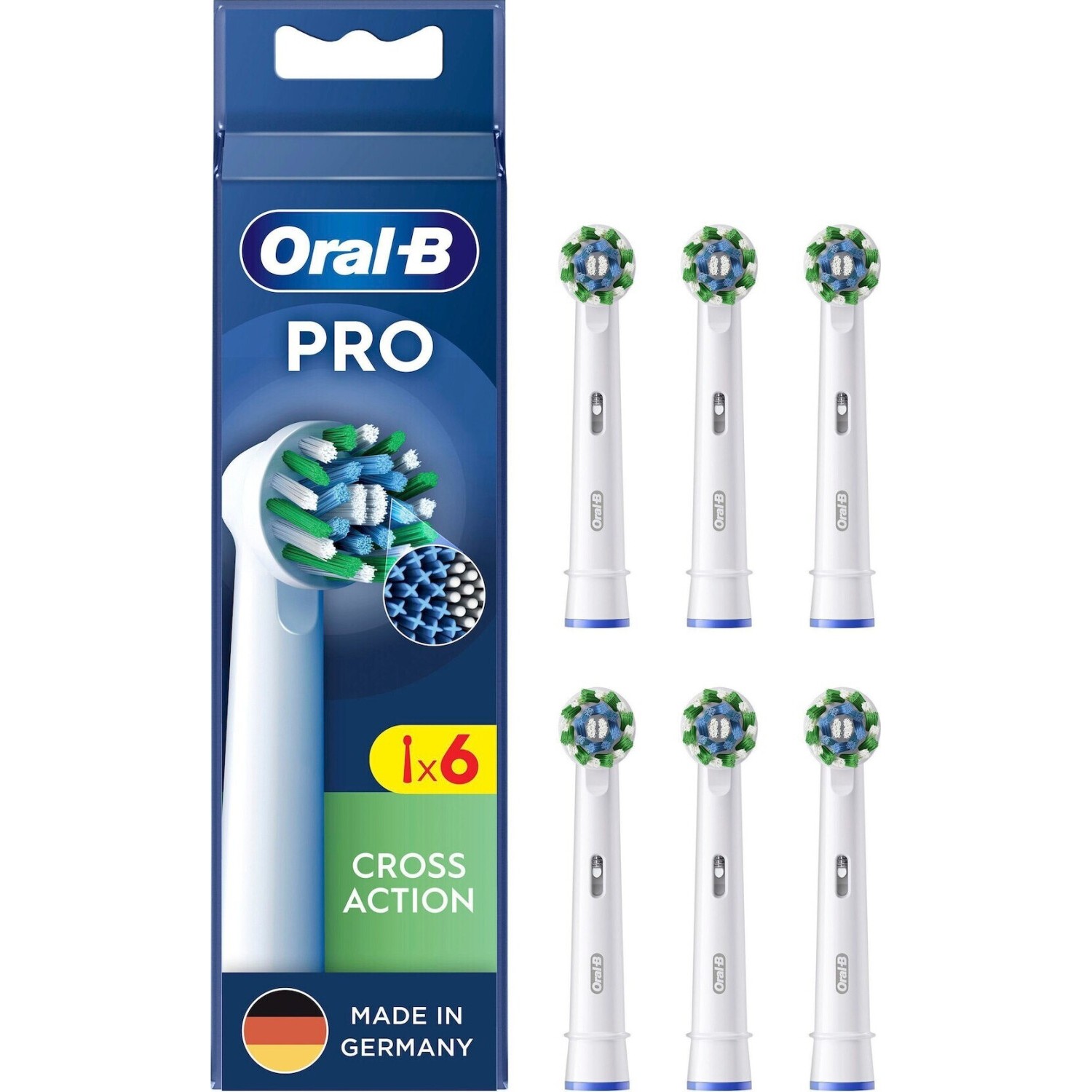 Oral-B EB50 CrossAction Aufsteckbürsten 6er