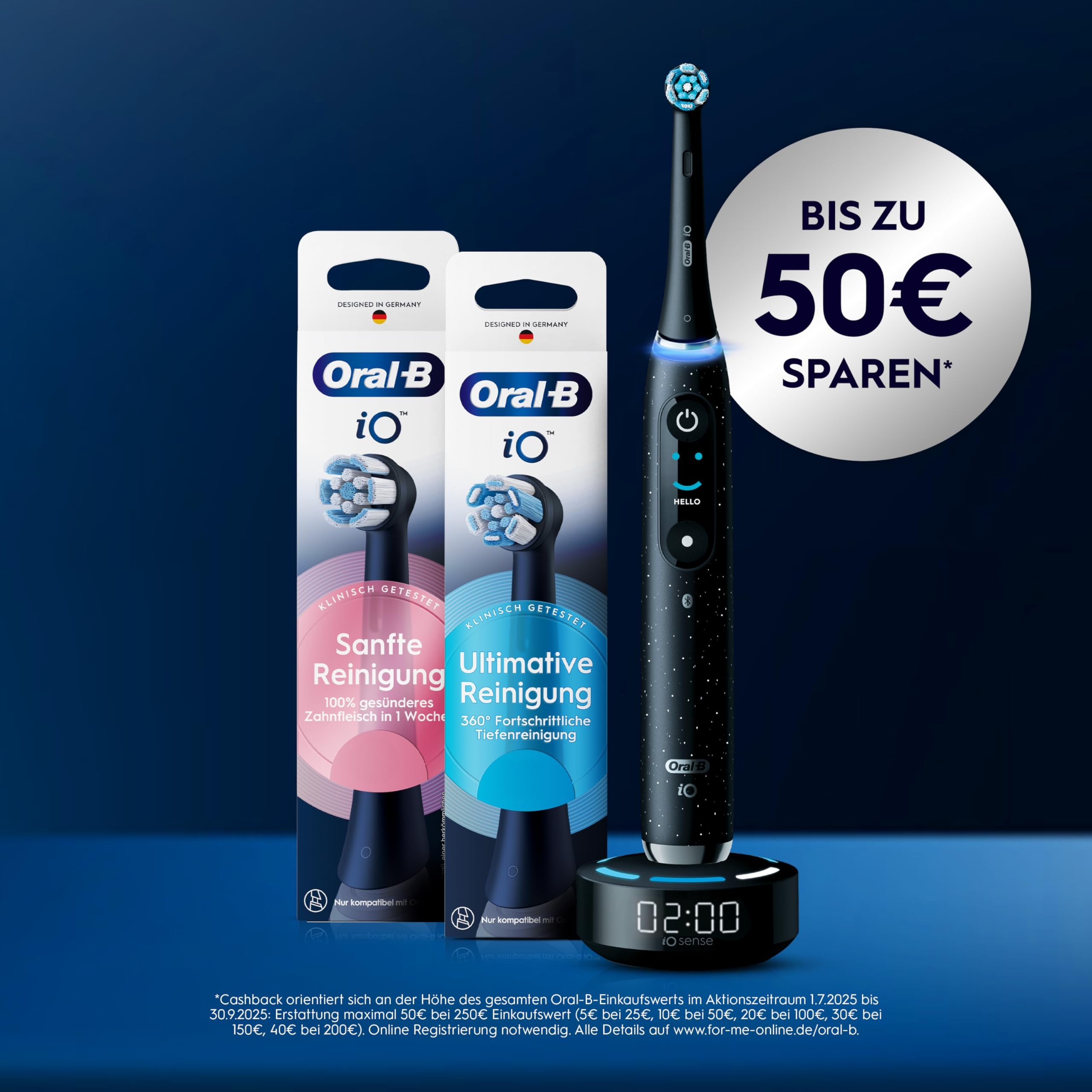 Oral-B iO Radiant White Aufsteckbürsten 8er