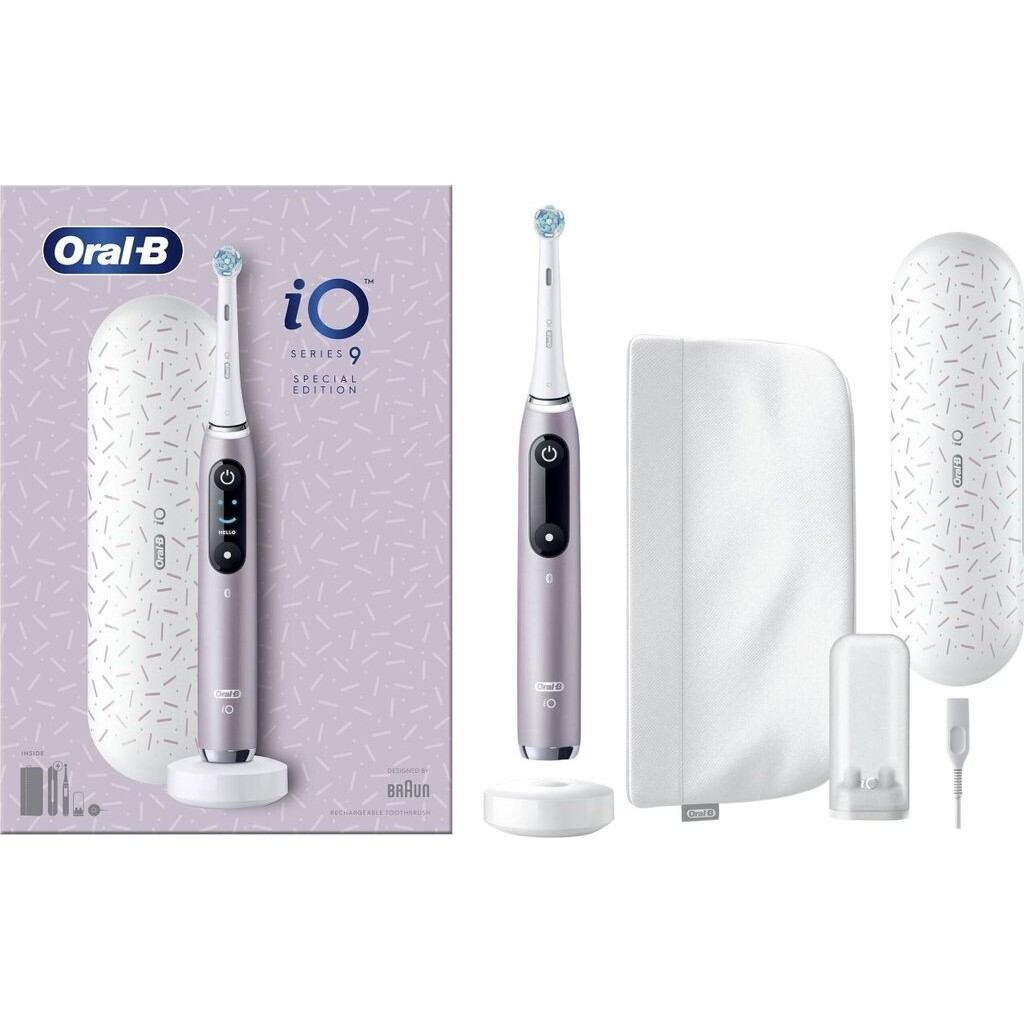 Oral-B iO Series 9 elektrische Zahnbürste quarz rosa Special Edition