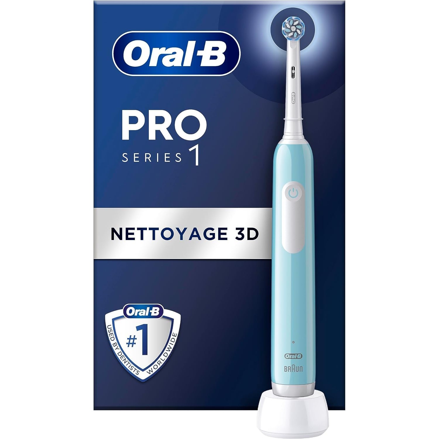 Oral-B Pro Series 1 elektrische Zahnbürste blau