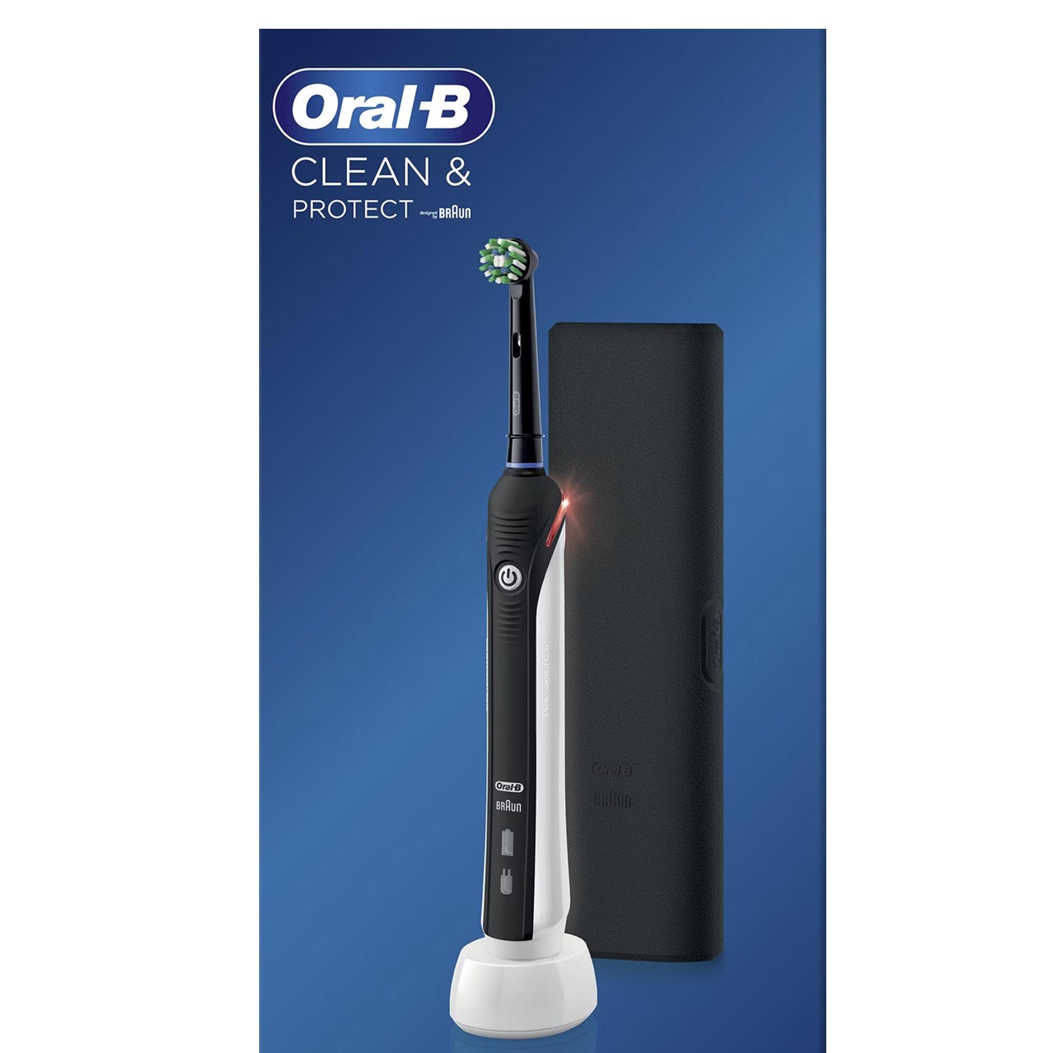 Oral-B Clean & Protect Black Edition Elektrische Zahnbürste schwarz