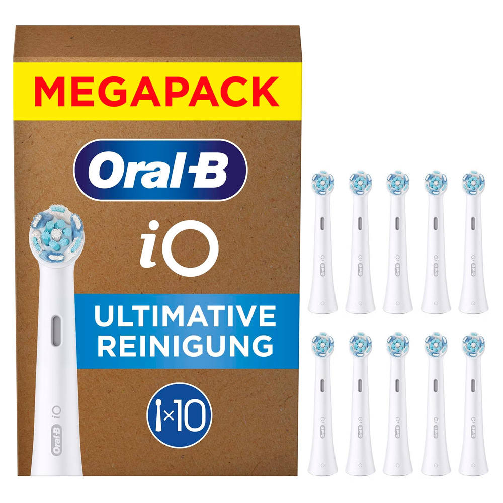 Oral-B iO Ultimative Reinigung Aufsteckbürsten 10er-Pack weiß
