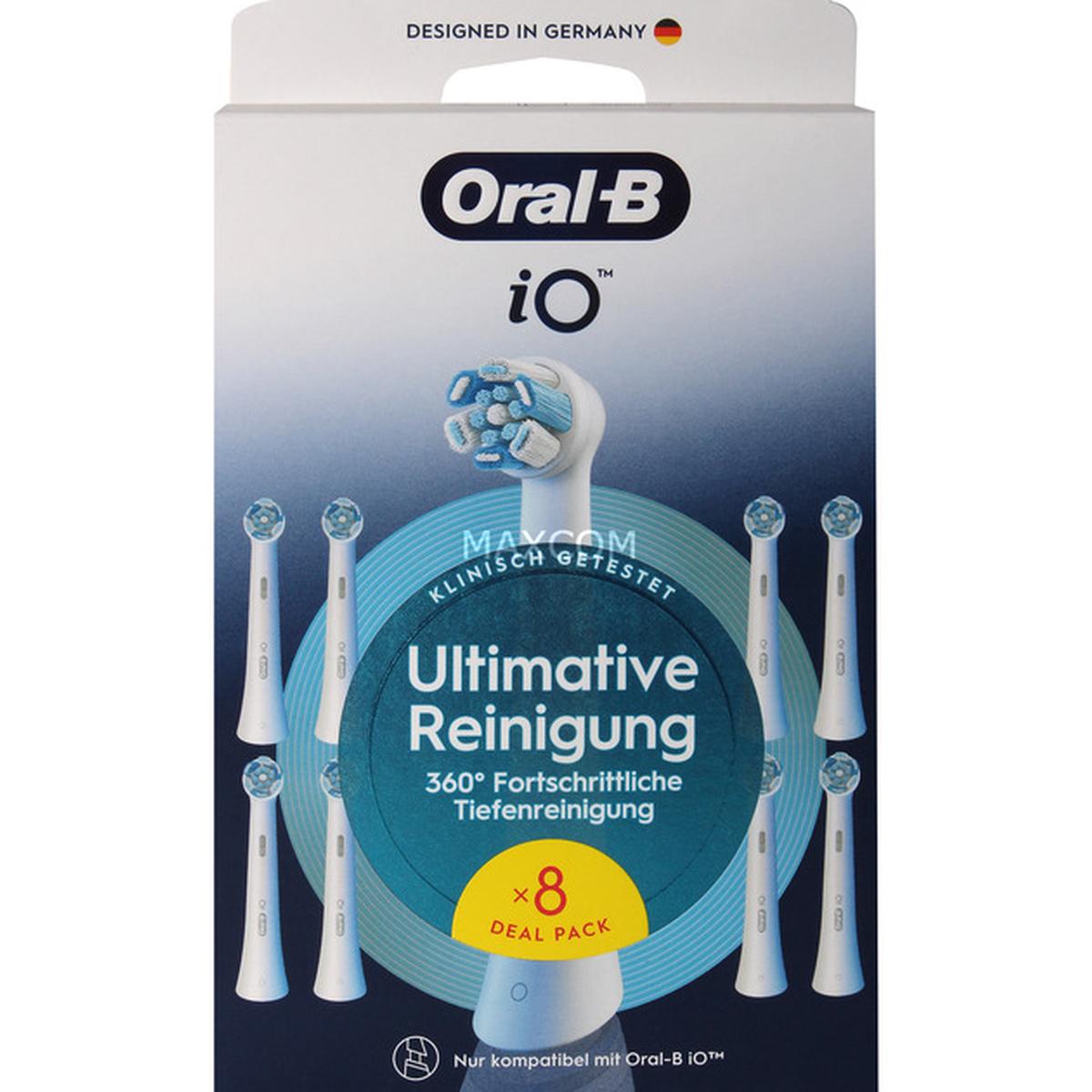 Oral-B iO Ultimative Reinigung Aufsteckbürsten 8-Pack weiß