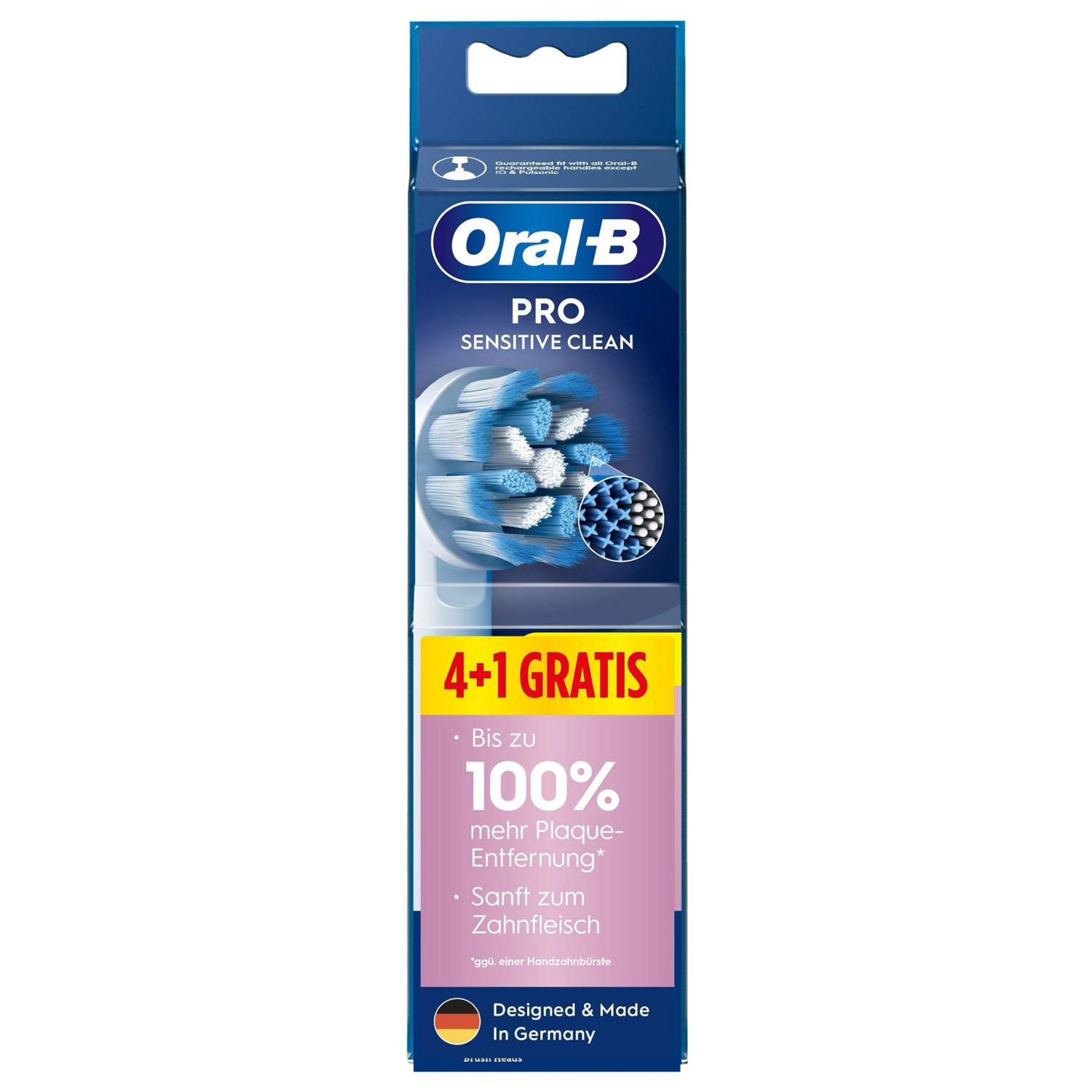 Oral-B Pro Sensitive Clean Aufsteckbürsten 4+1
