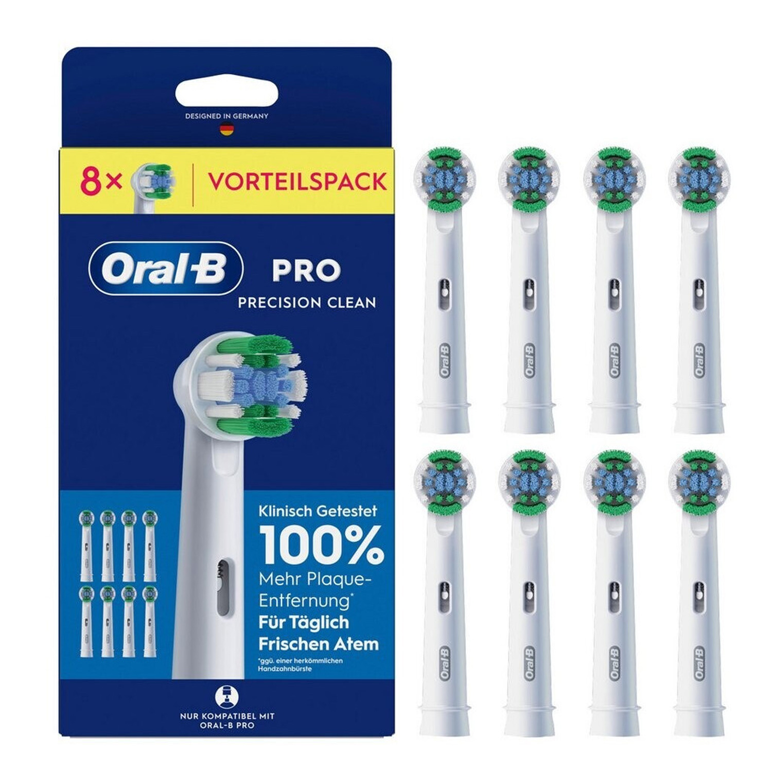 Oral-B Pro Precision Clean Aufsteckbürsten 8er Pack weiß