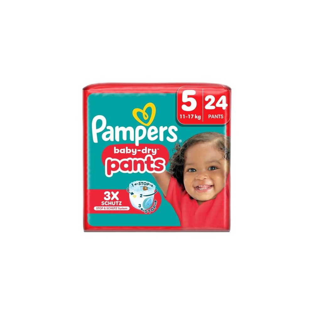 Pampers Baby-Dry Pants Größe 5 (11-17 kg) 24 Stück