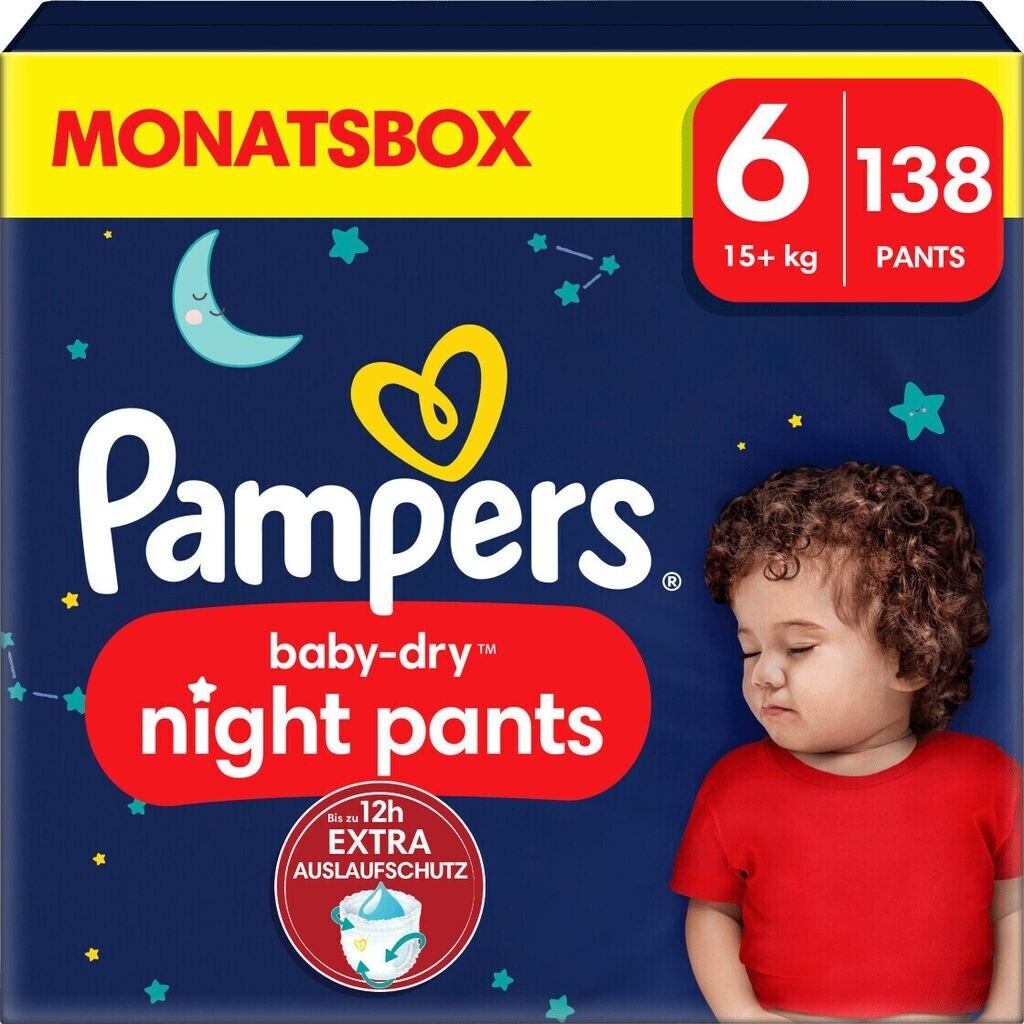 Pampers Night Pants Größe 6 (13-19 kg) 138 Stück