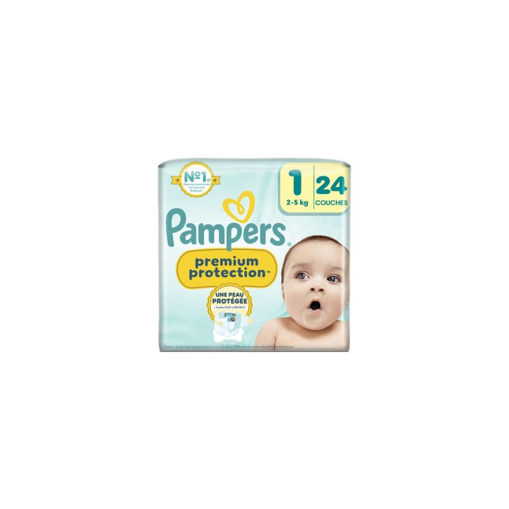 Pampers Premium Protection Windeln Größe 1 (2-5 kg) 24 Stück