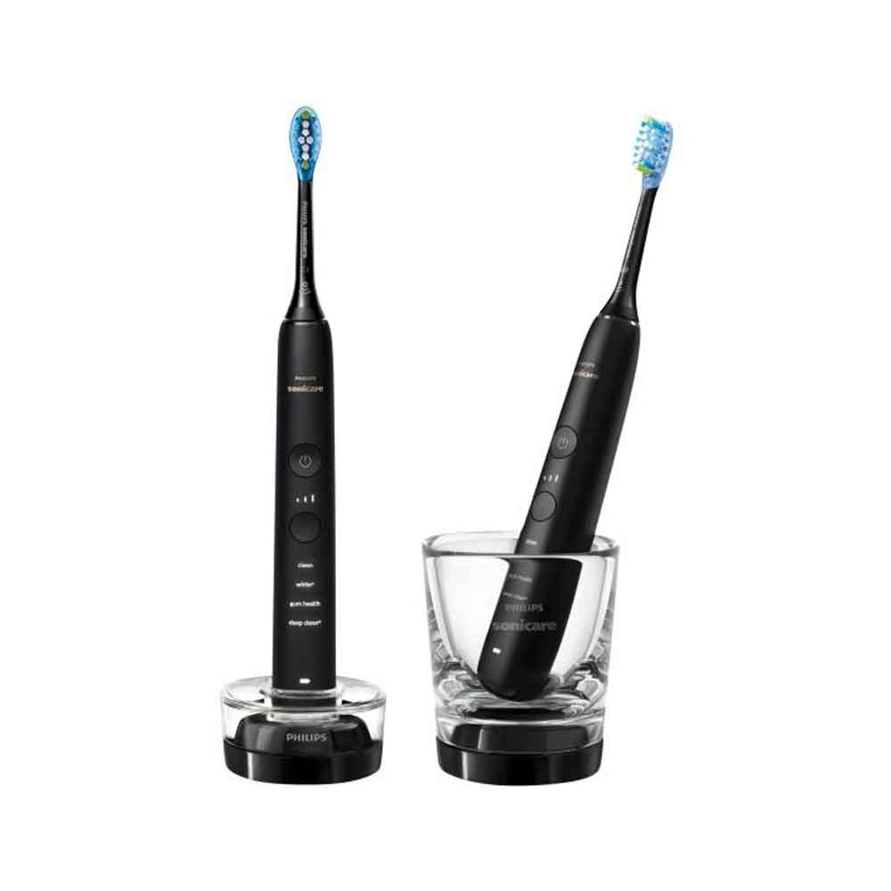 Philips Sonicare DiamondClean 9000 HX9914/54 Schallzahnbürste Doppelpack schwarz