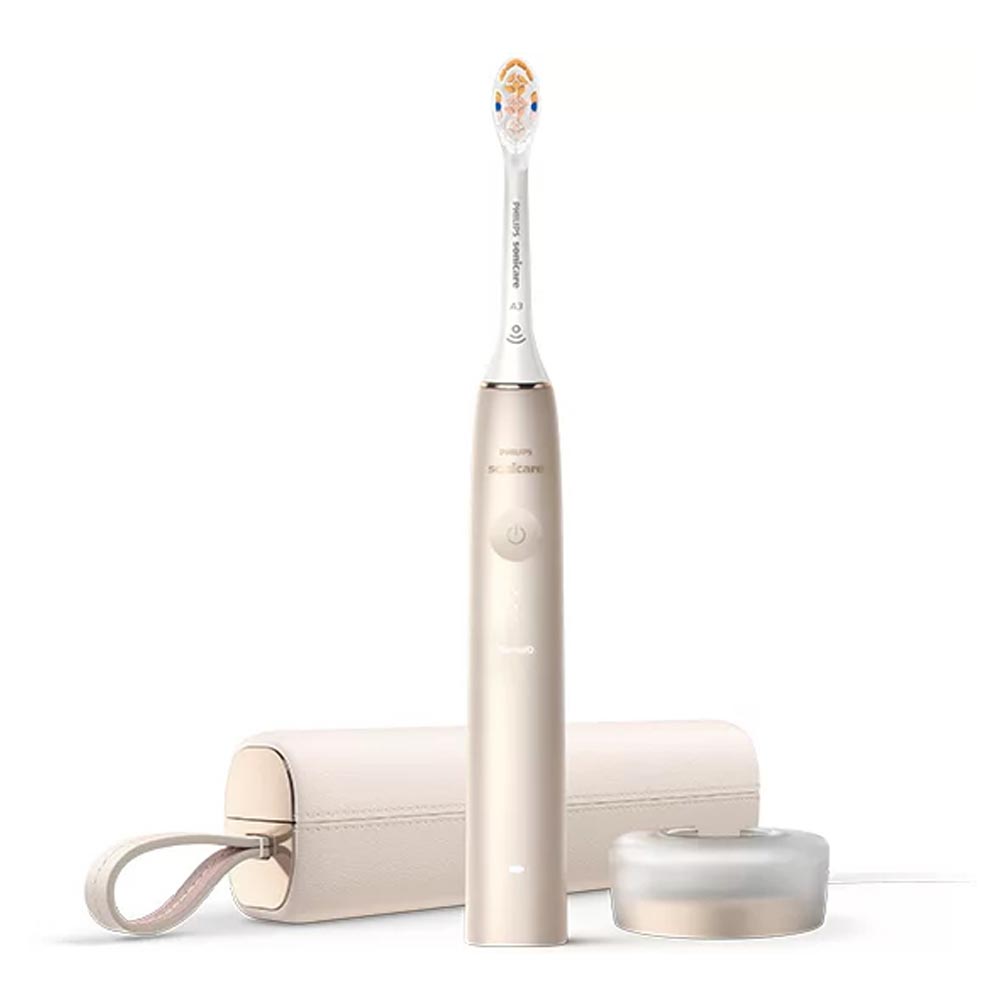 Philips Sonicare DiamondClean Prestige 9900 HX9992/11 Elektrische Schallzahnbürste champagner