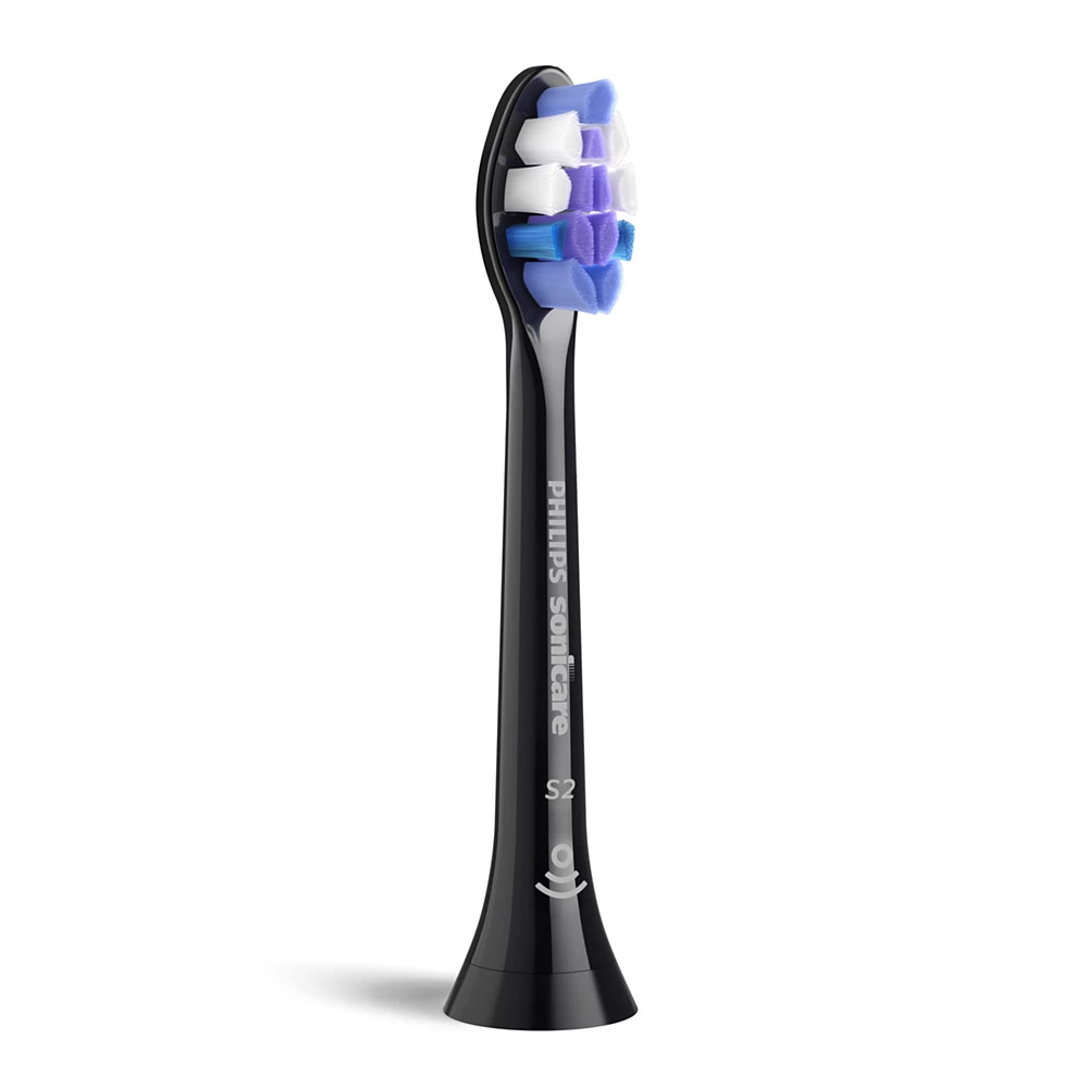Philips Sonicare S2 Sensitive Ersatzbürstenköpfe 4er-Pack schwarz