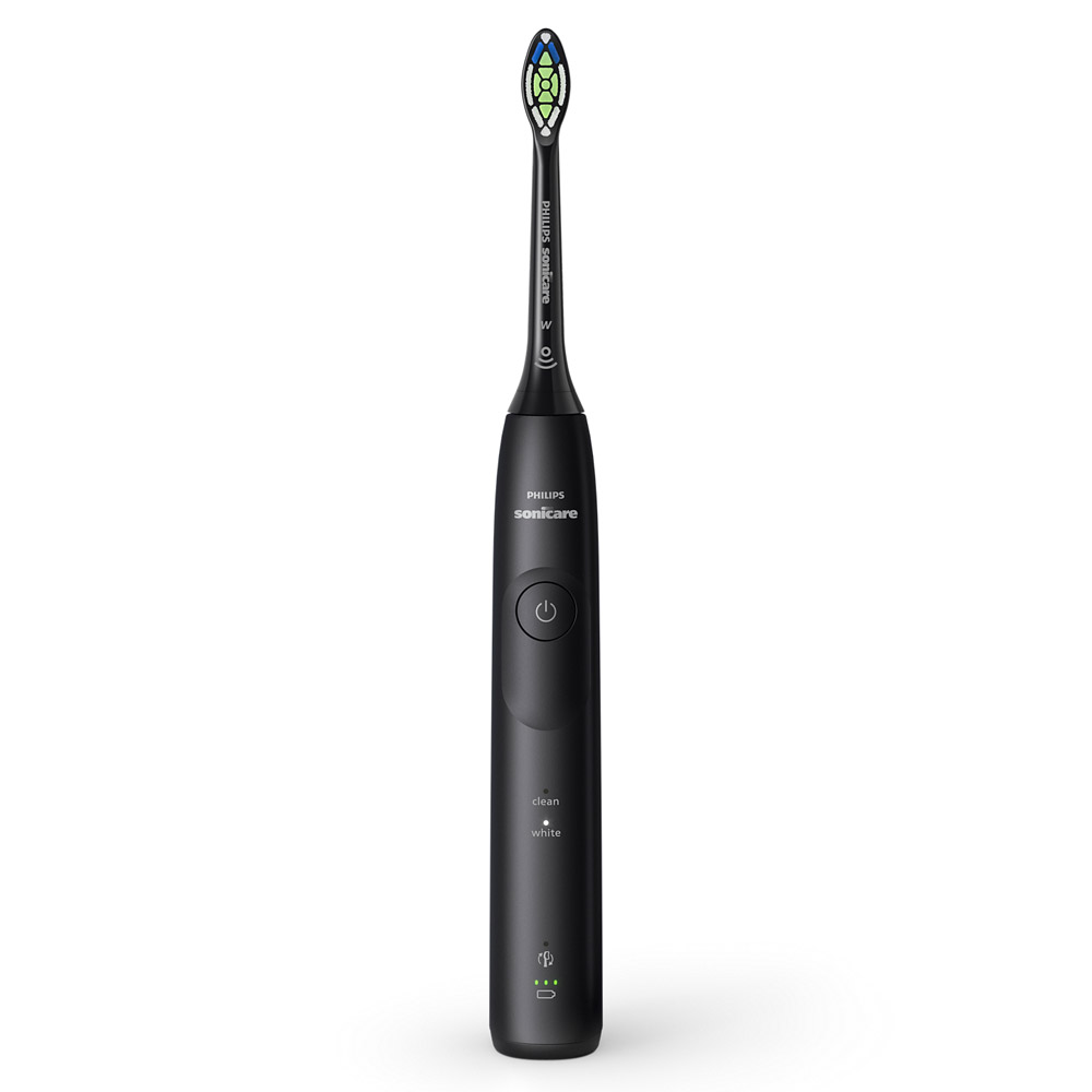 Philips Sonicare 5500 HX7119/02 elektrische Zahnbürste 2er-Set schwarz/weiß