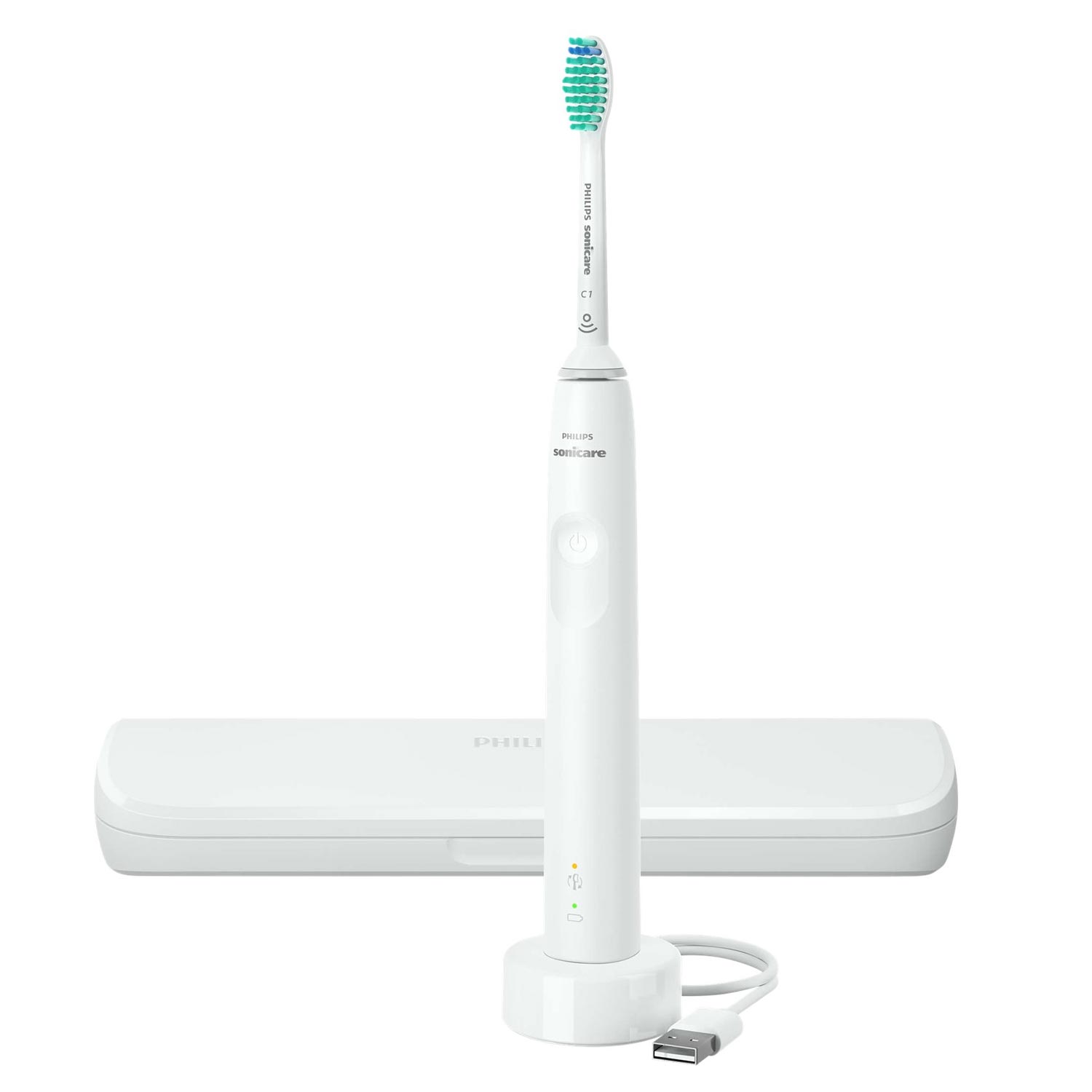Philips Sonicare 3100 Serie HX3673/13 elektrische Schallzahnbürste weiß