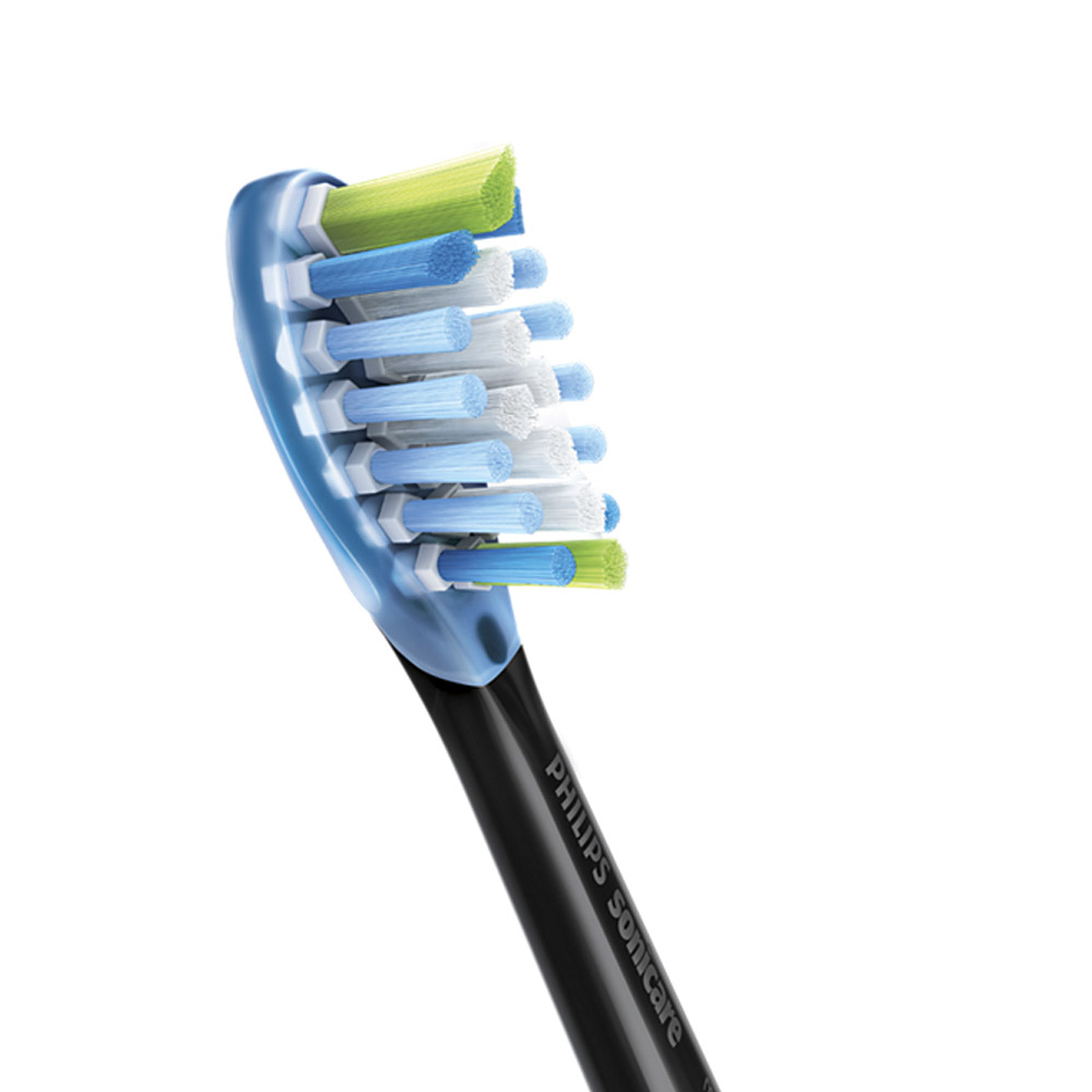 Philips Sonicare C3 Premium Plaque Defense HX9044/88 Ersatzbürstenköpfe 4er-Pack schwarz
