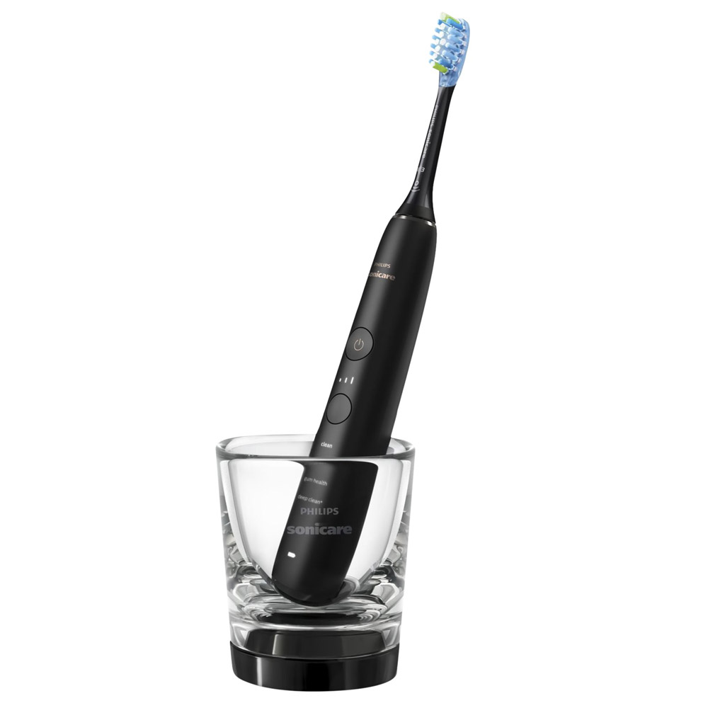 Philips Sonicare DiamondClean 9000 HX9914/63 elektrische Schallzahnbürste Doppelpack schwarz