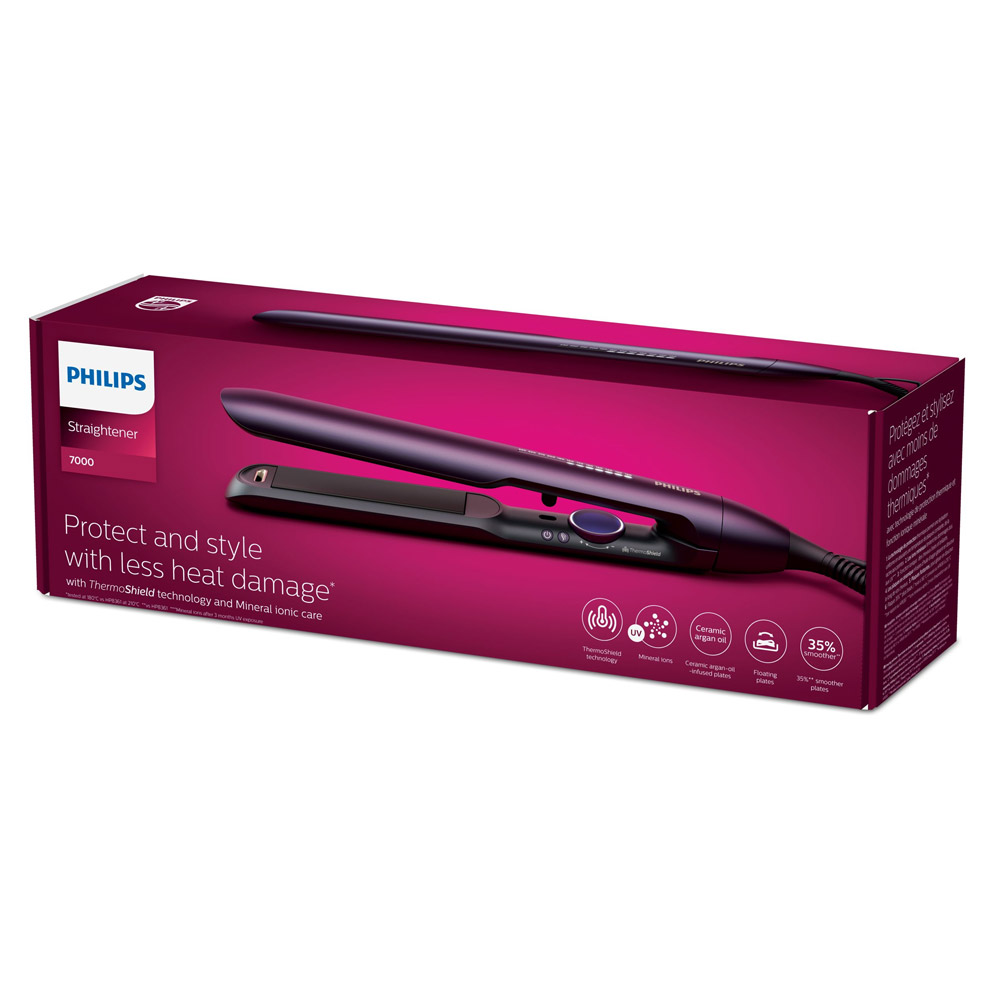 Philips Series 7000 BHS752/00 Haarglätter burgund