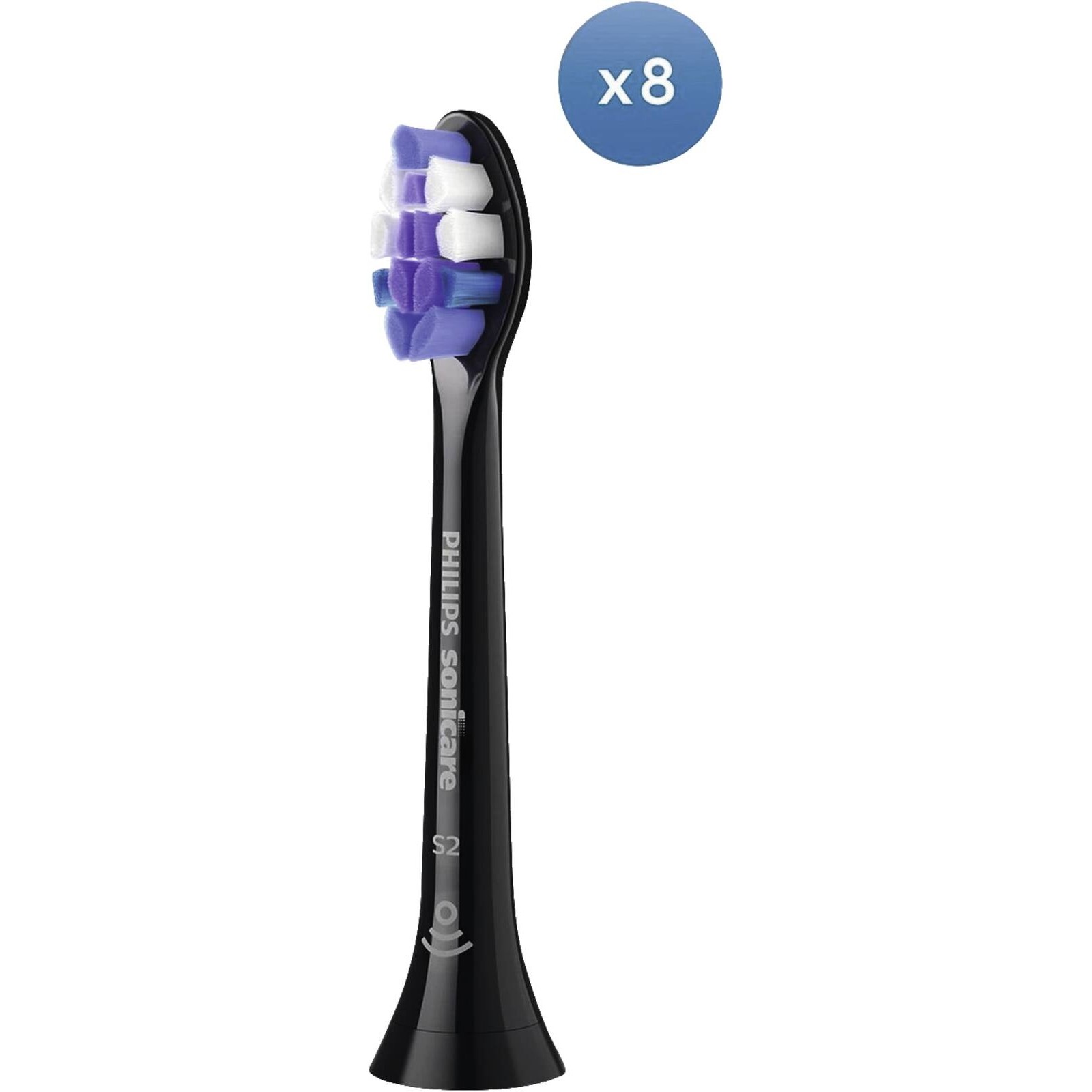 Philips Sonicare S2 Sensitive HX6058/88 Bürstenköpfe 8 Stück schwarz