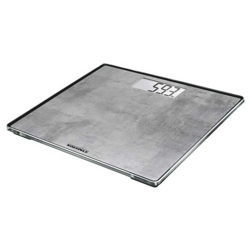 Soehnle Style Sense Compact 300 Concrete digitale Körperwaage mit LCD-Anzeige