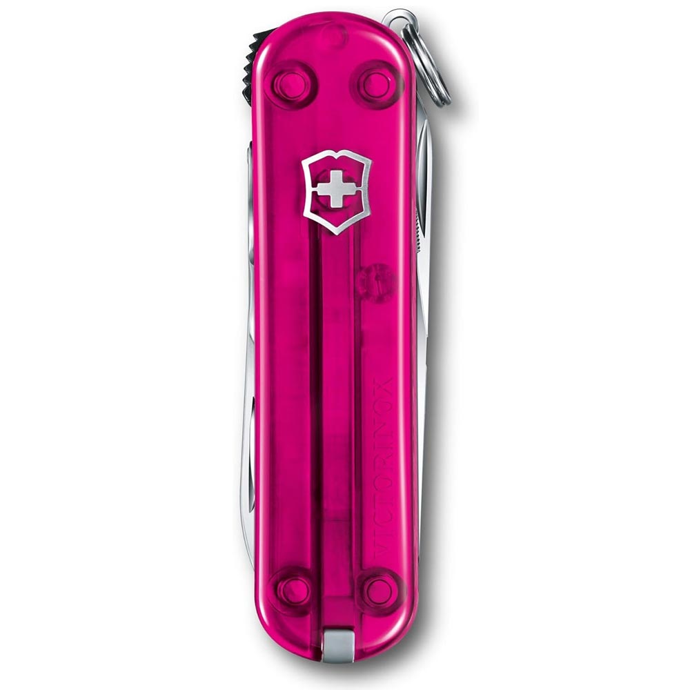 Victorinox Nail Clip 580 8 Funktionen Taschenmesser pink transparent