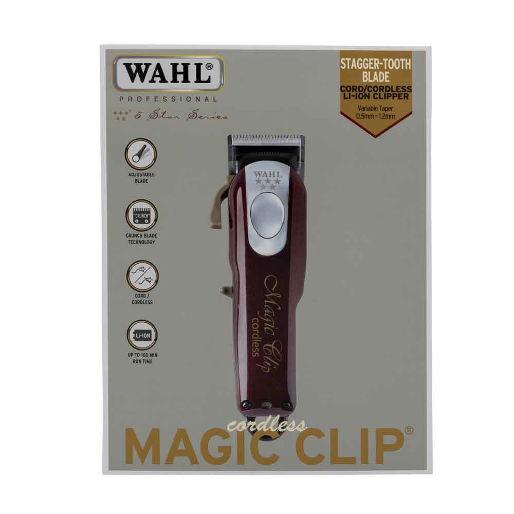 Wahl Cordless Magic Clip Haarschneidemaschine rot