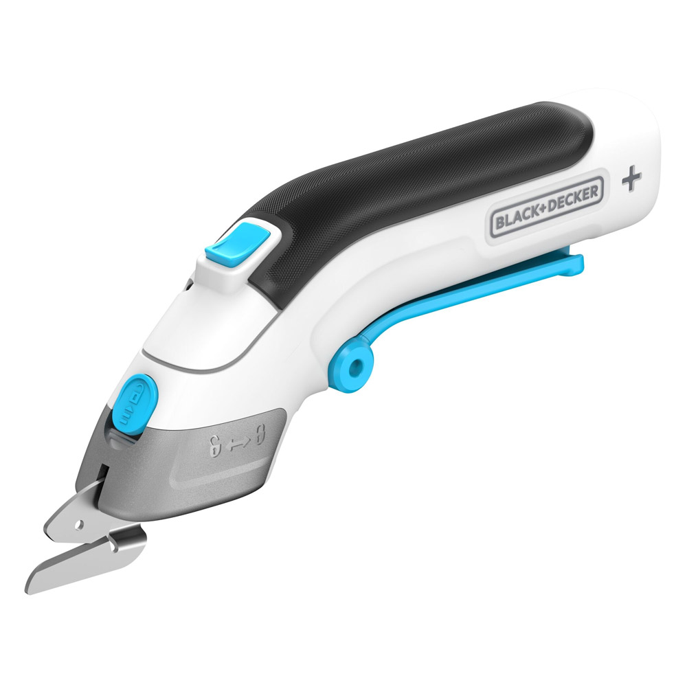 Black+Decker BCSC115 3.6V Akku-Schere weiß/blau