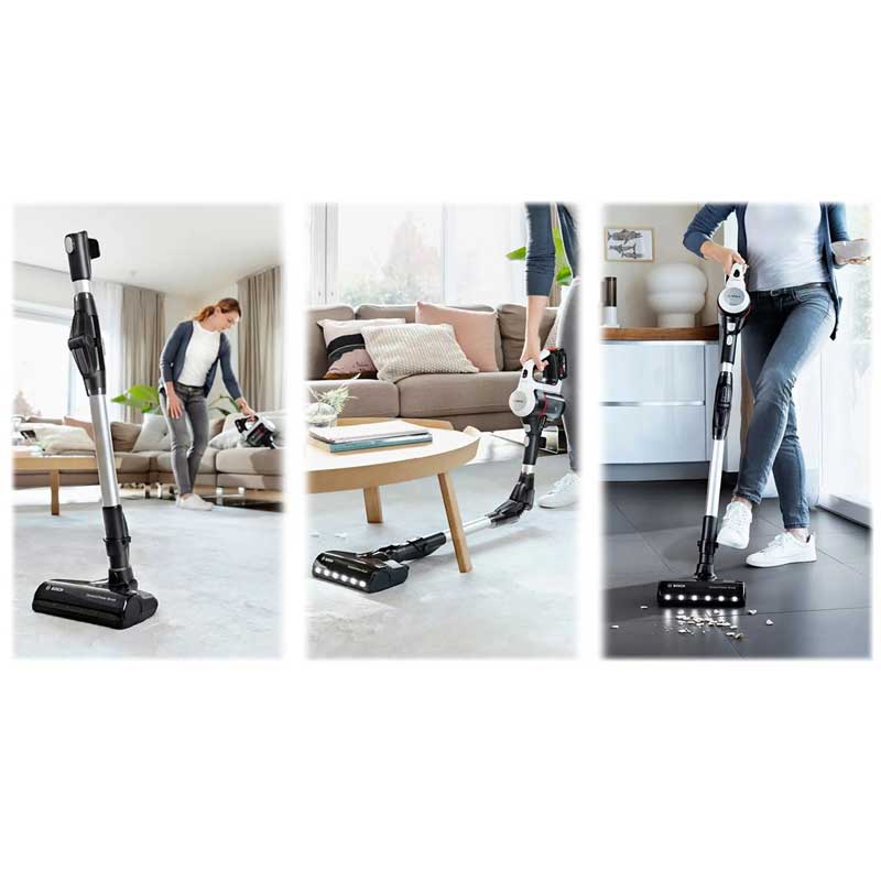 Bosch Unlimited 7 BSS711W beutelloser Akku-Staubsauger weiß/schwarz