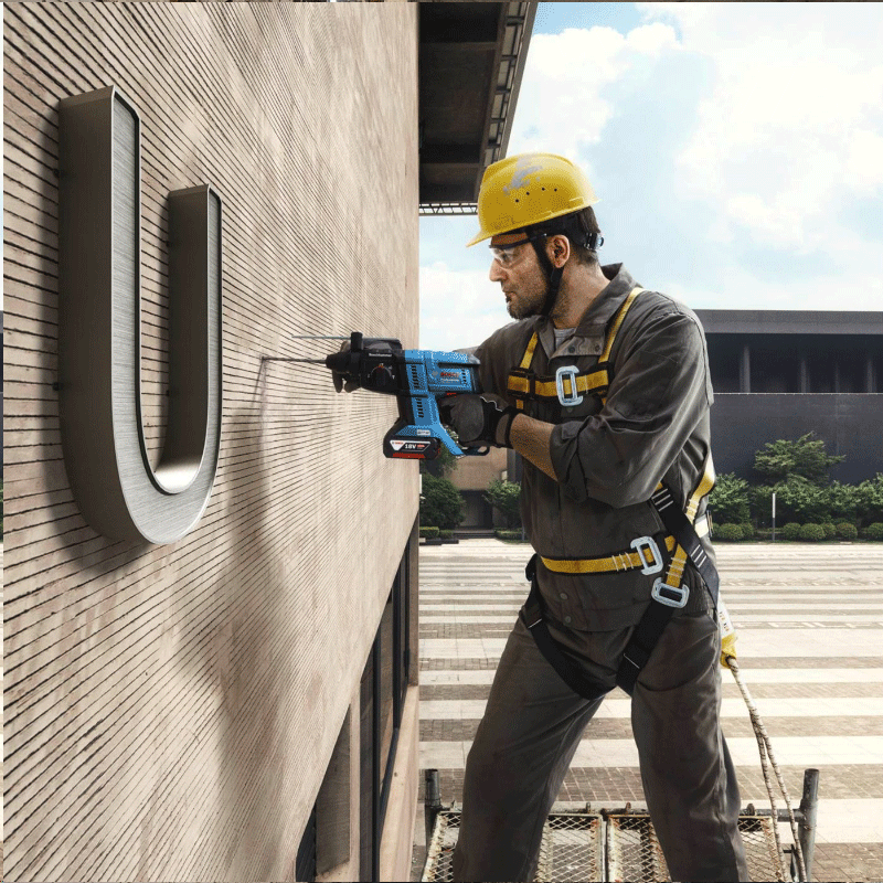 Bosch GBH 18V-21 Karton Akku-Bohrhammer