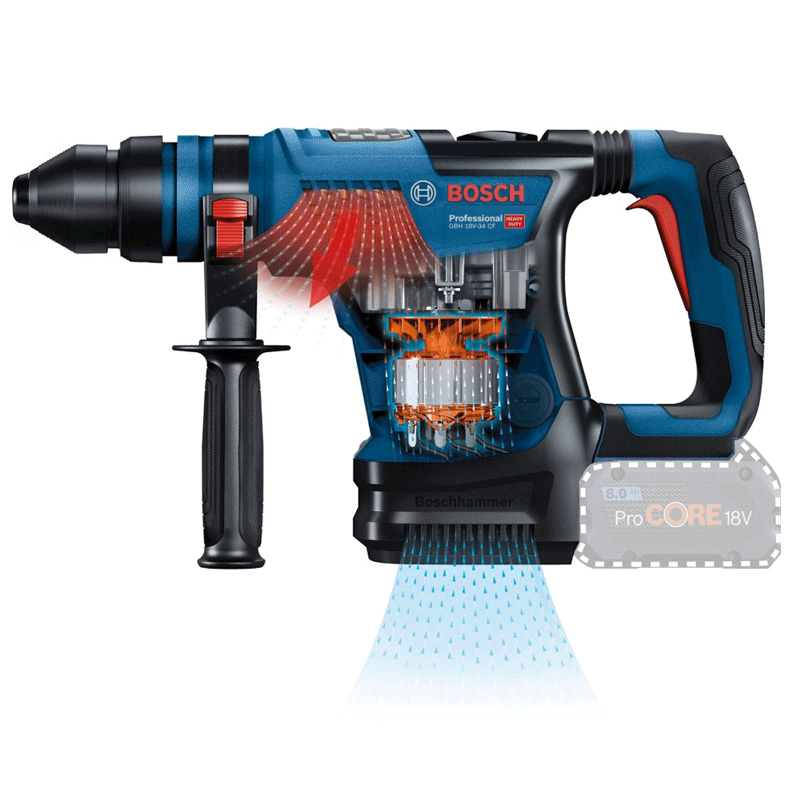 Bosch GBH 18V-34 CF Akku-Bohrhammer