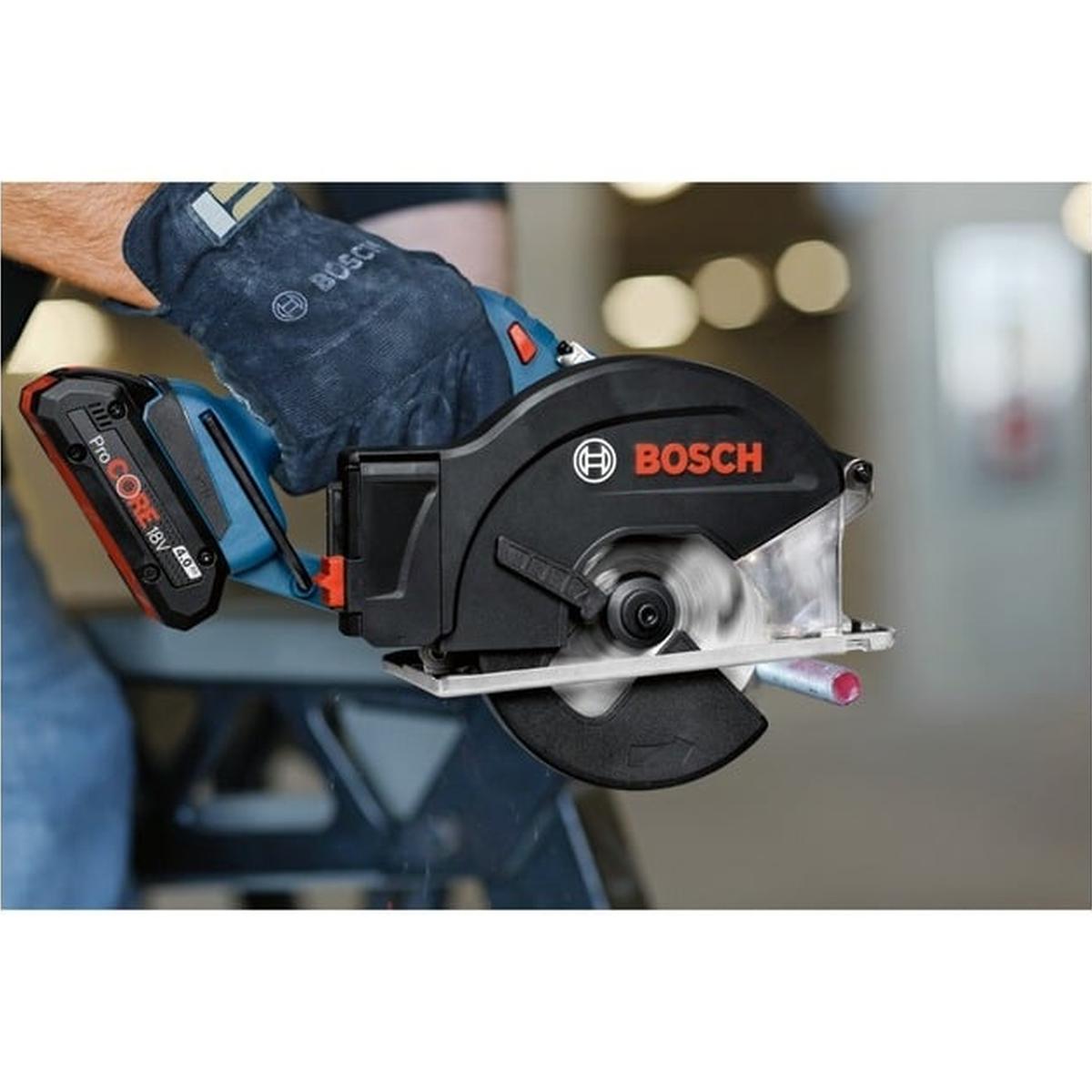 Bosch Professional GKM 18V-50 Akku Kreissäge 18V (L-BOXX, ohne Akku/Ladegerät)