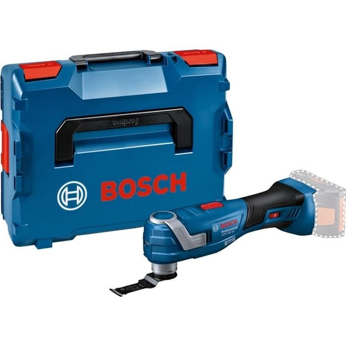 Bosch Professional GOP 18V-34 Akku Multi-Cutter 18V (L-BOXX, ohne Akku/Ladegerät)
