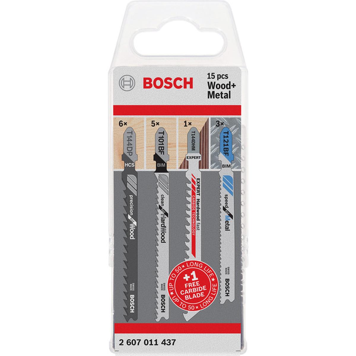 Bosch Stichsägeblatt Set 15-teilig