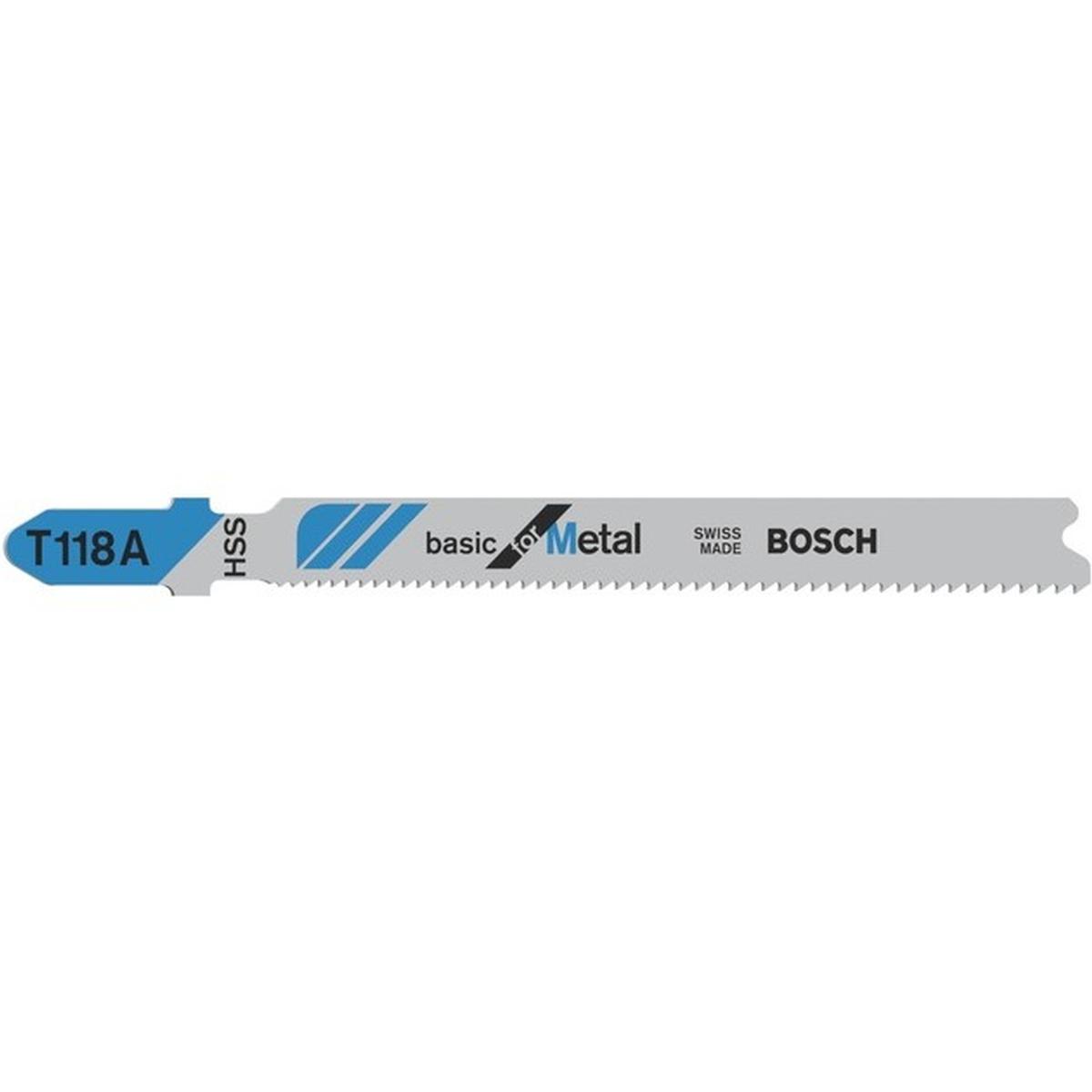 Bosch T 118 A Basic for Metal Stichsägeblatt 5 Stück