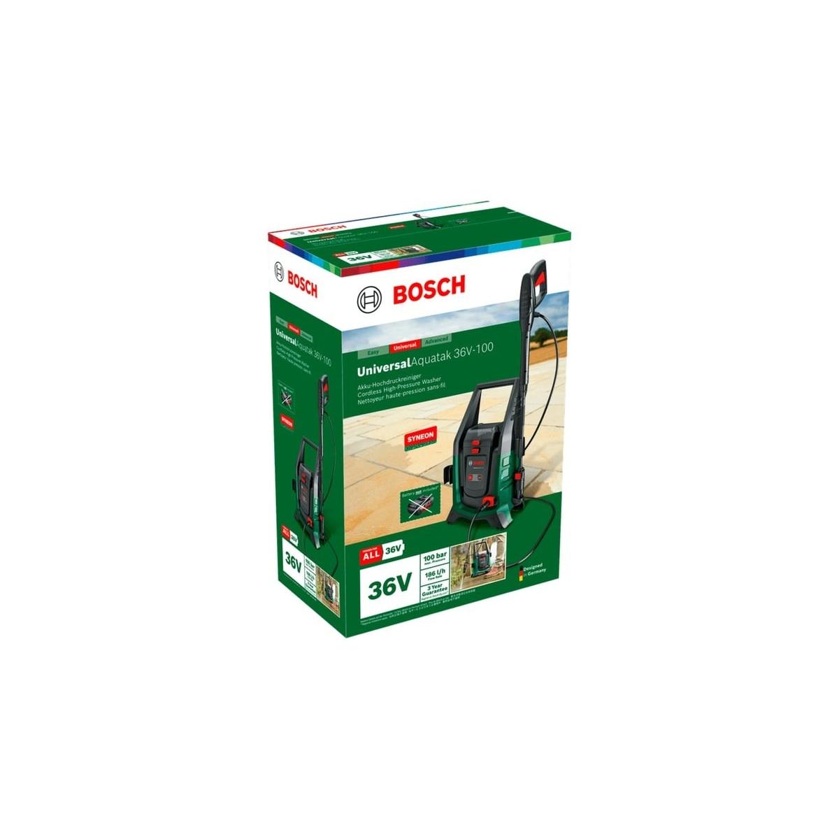 Bosch UniversalAquatak 36V-100 Hochdruckreiniger (36V, 45 min Laufzeit, ohne Akku)
