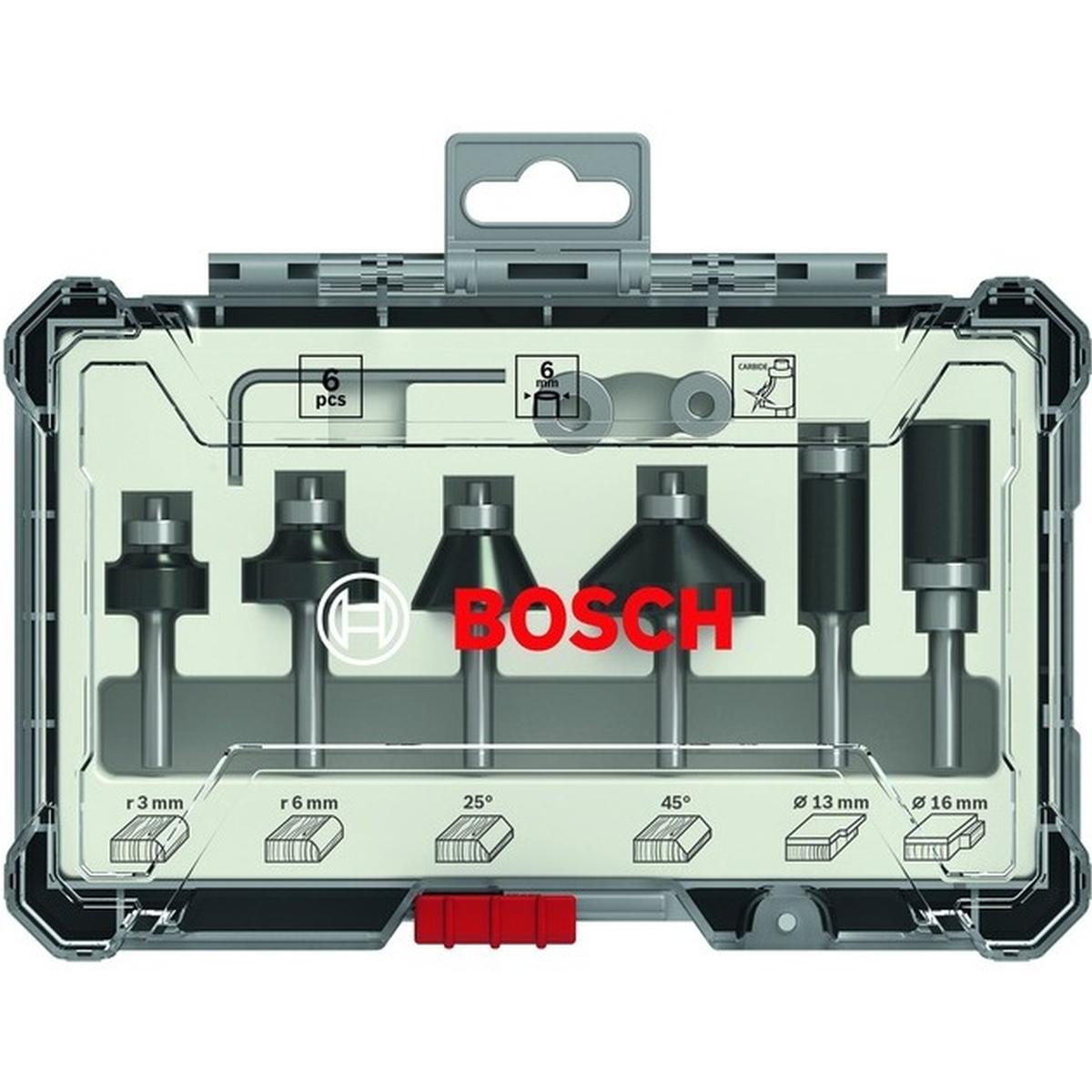 Bosch Professional Rand- und Kantenfräser Set 6-teilig