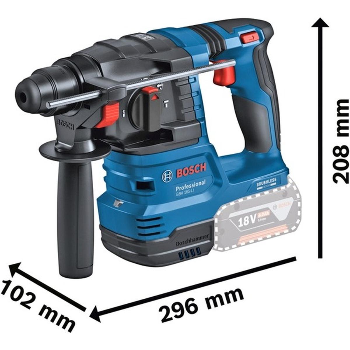 Bosch Professional GBH 18V-22 Akku-Bohrhammer