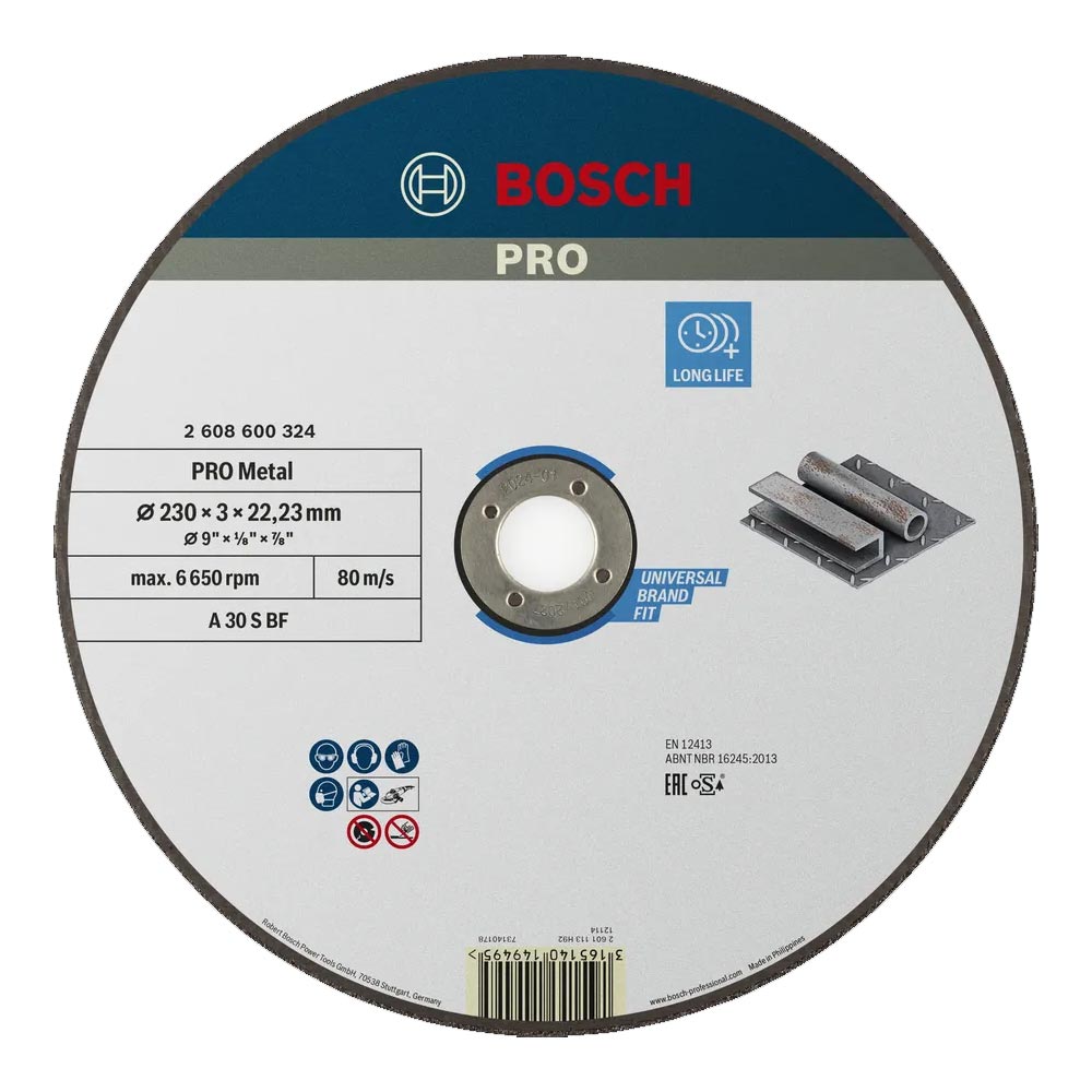 Bosch PRO Metal Longlife Trennscheibe 230mm (2608600226)