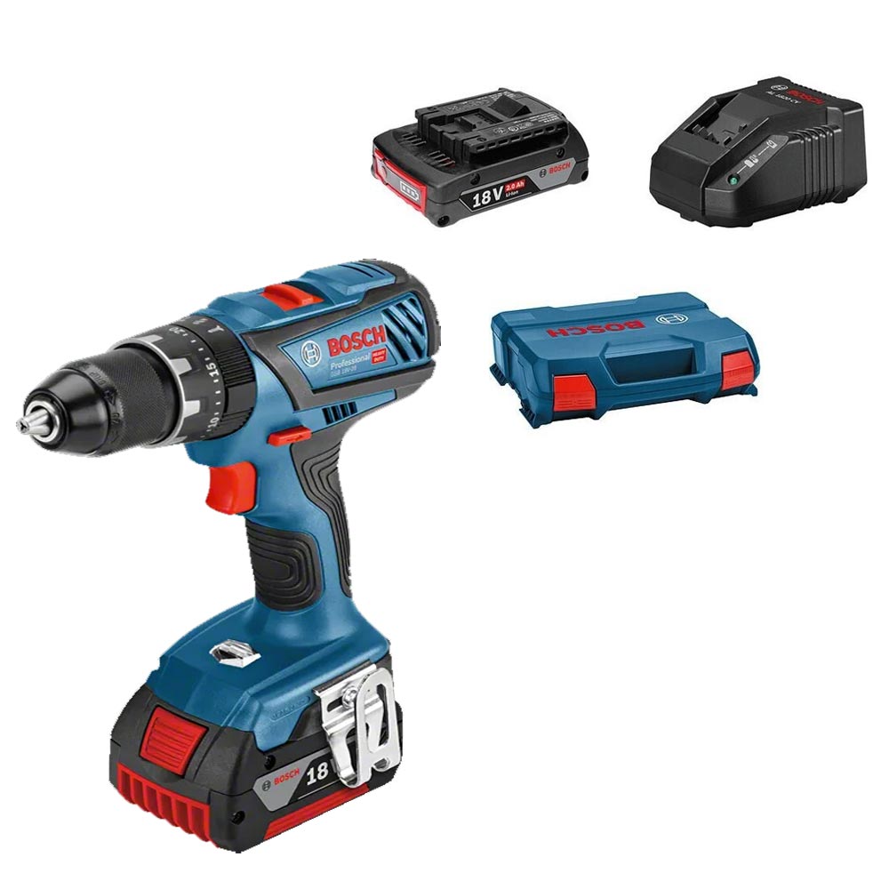 Bosch Professional GSB 18V-28 Schlagbohrmaschine Set