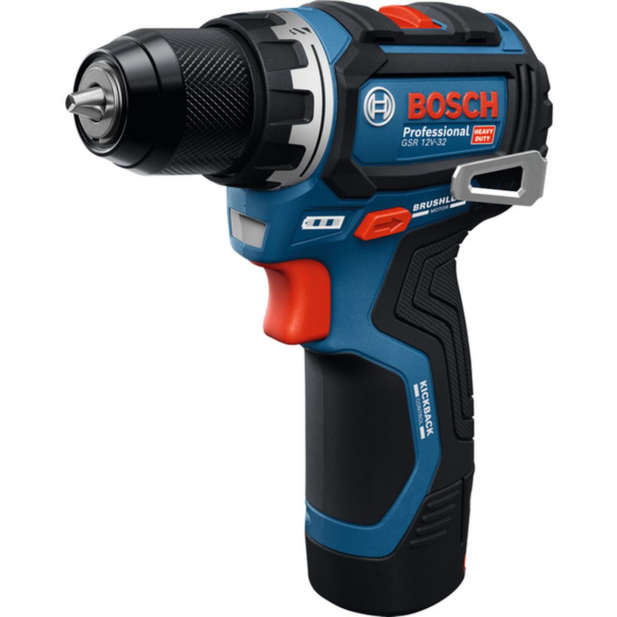 Bosch Professional GSR 12V-32 Akku-Bohrschrauber mit Werkzeugtasche