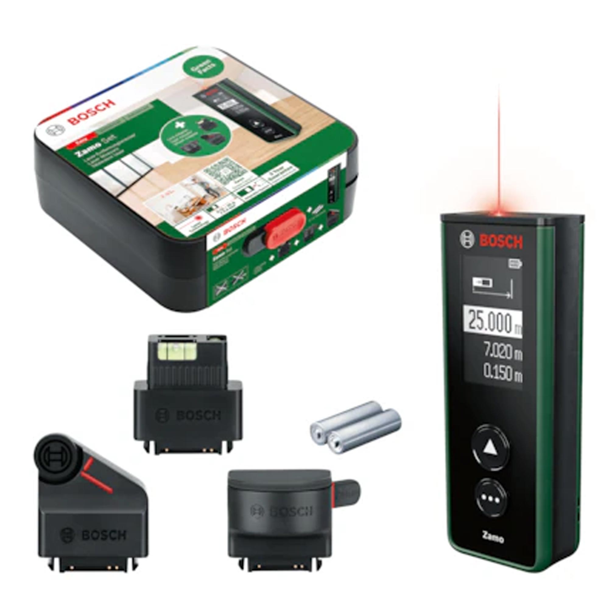 Bosch Zamo digitaler Laser-Entfernungsmesser grün/schwarz