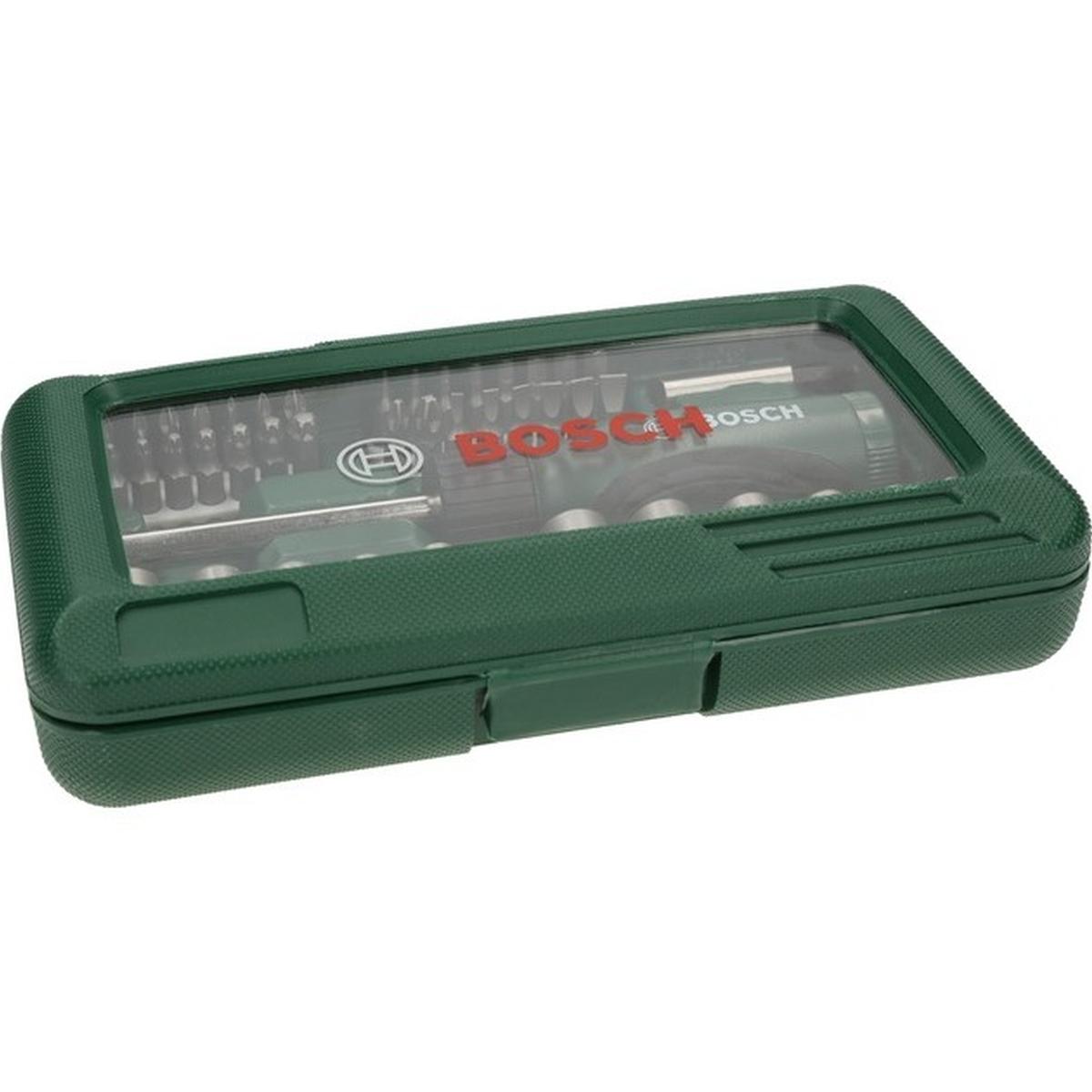 Bosch 46-teiliges Schrauberbit- und Steckschlüssel-Set