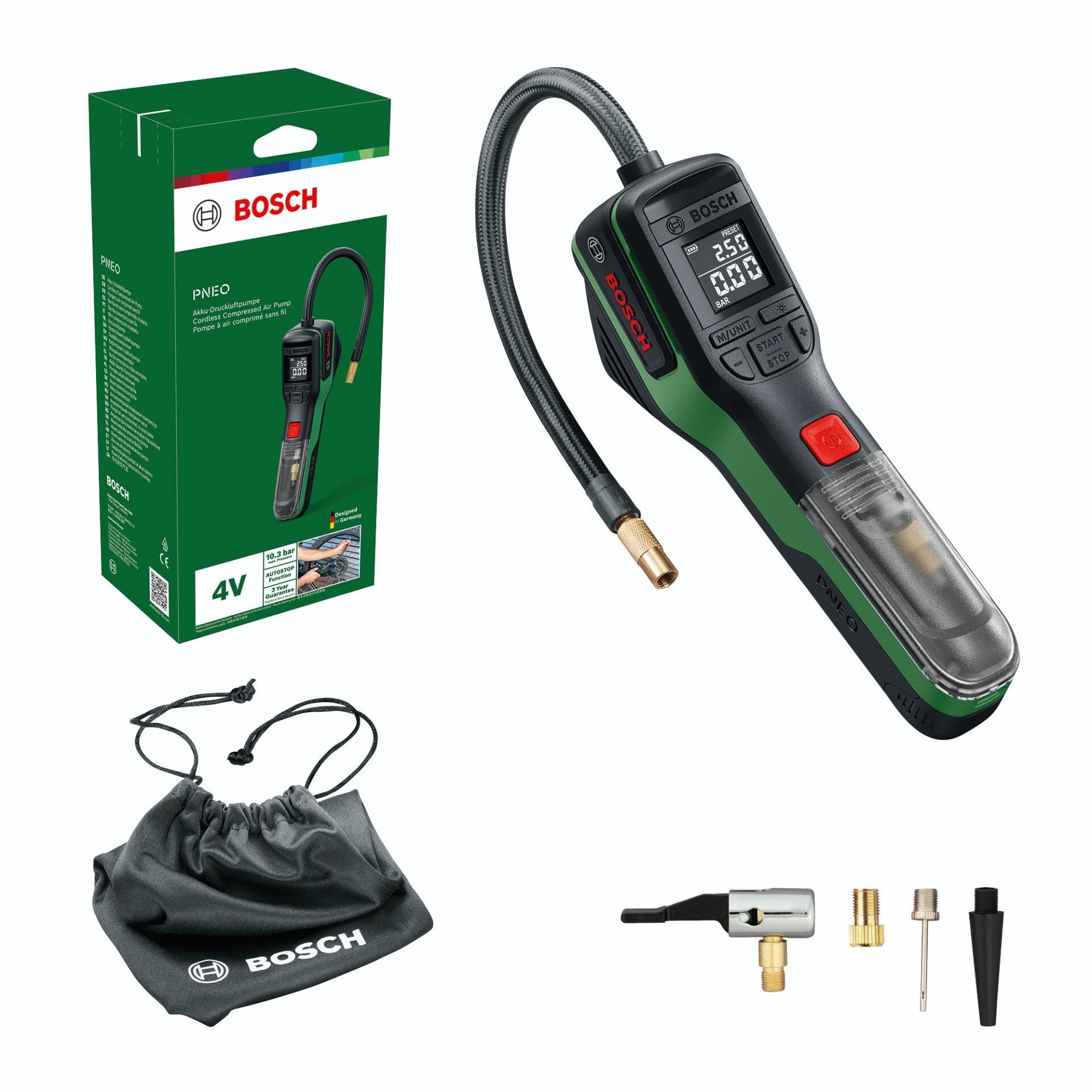 Bosch PNEO Compact Power BA 4V 3,0Ah Akku-Luftpumpe