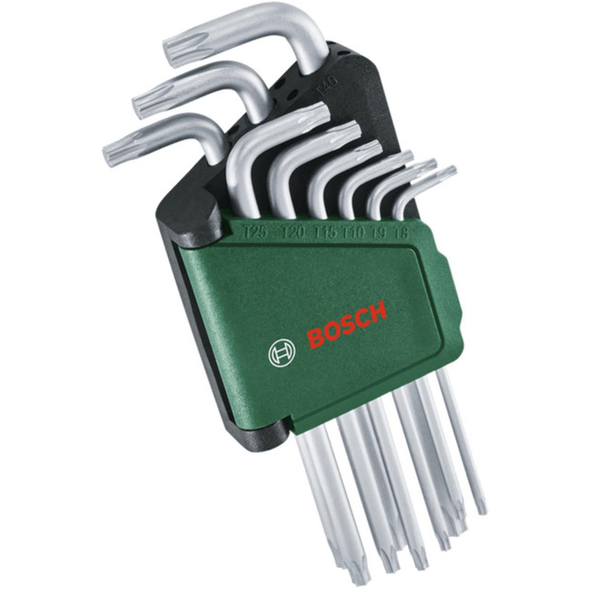 Bosch 1600A02Z9C Torx-Schlüssel-Satz 9-teilig TX8-TX40