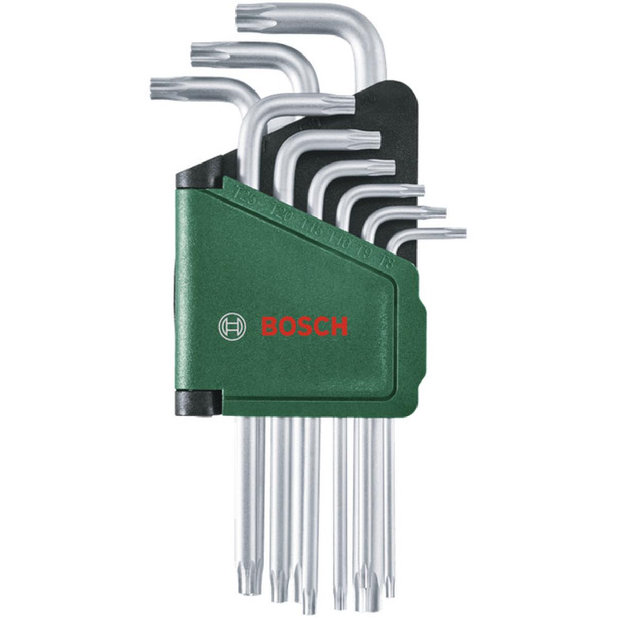 Bosch 1600A02Z9C Torx-Schlüssel-Satz 9-teilig TX8-TX40