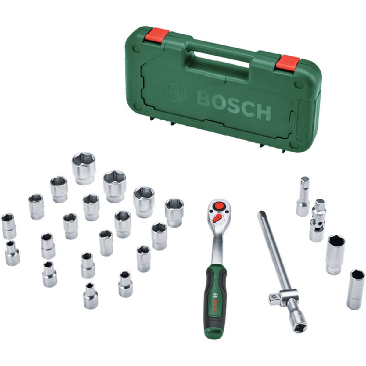 Bosch 1600A02Z9F Steckschlüsselsatz 1/2 Zoll 25-teilig