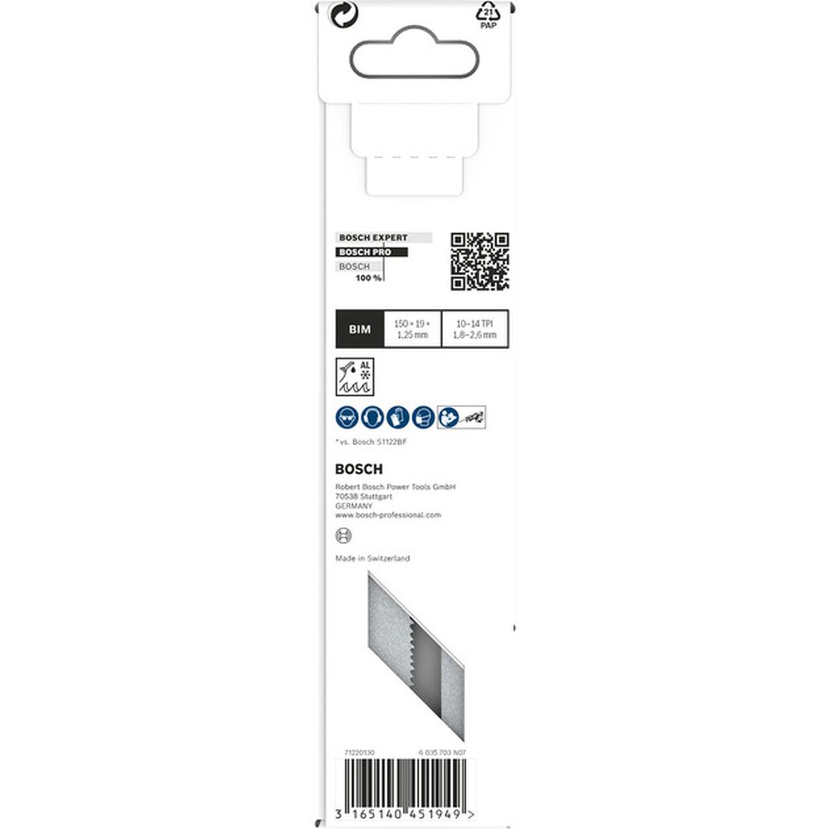 Bosch Professional Heavy for Metal S 925 VF 150mm Säbelsägeblatt