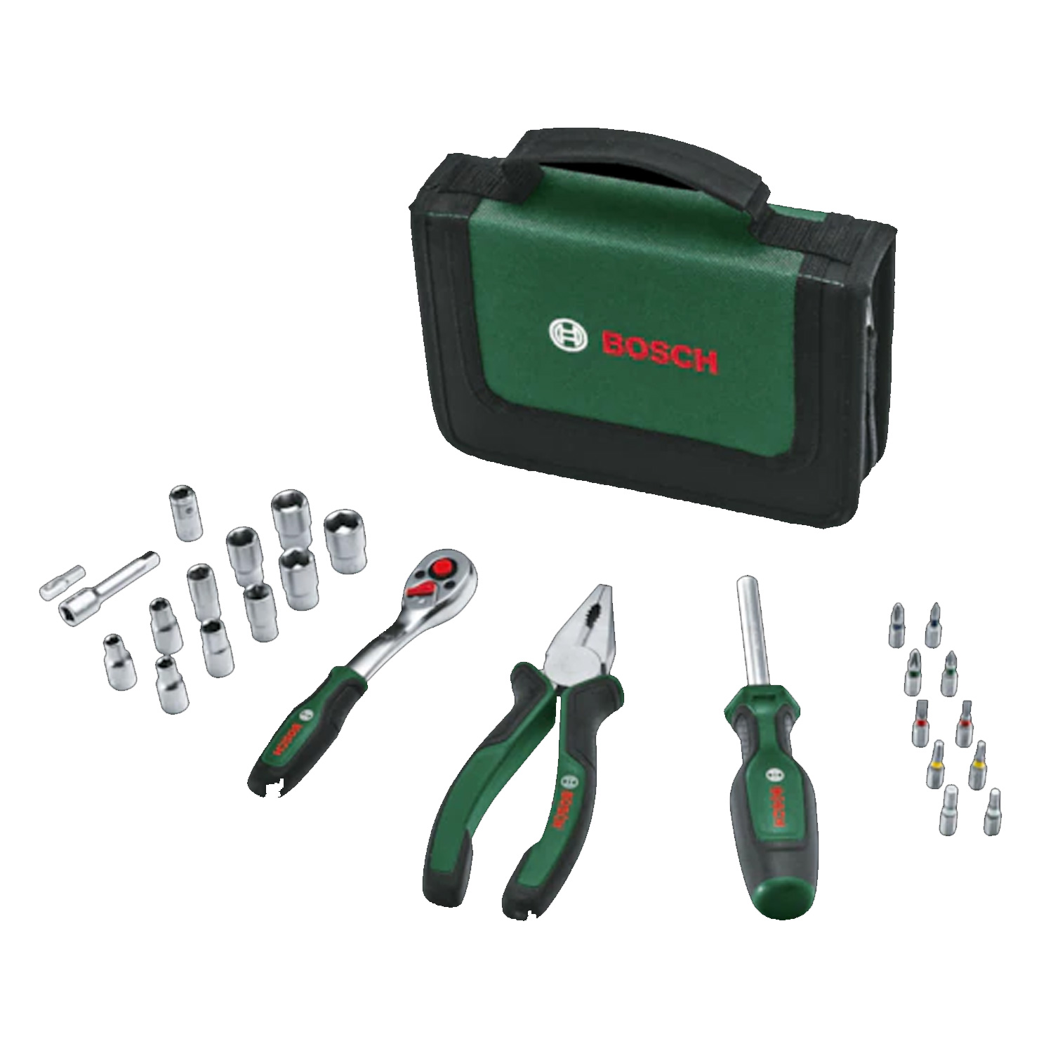 Bosch Starter Handwerkzeug-Set 26-teilig grün/schwarz