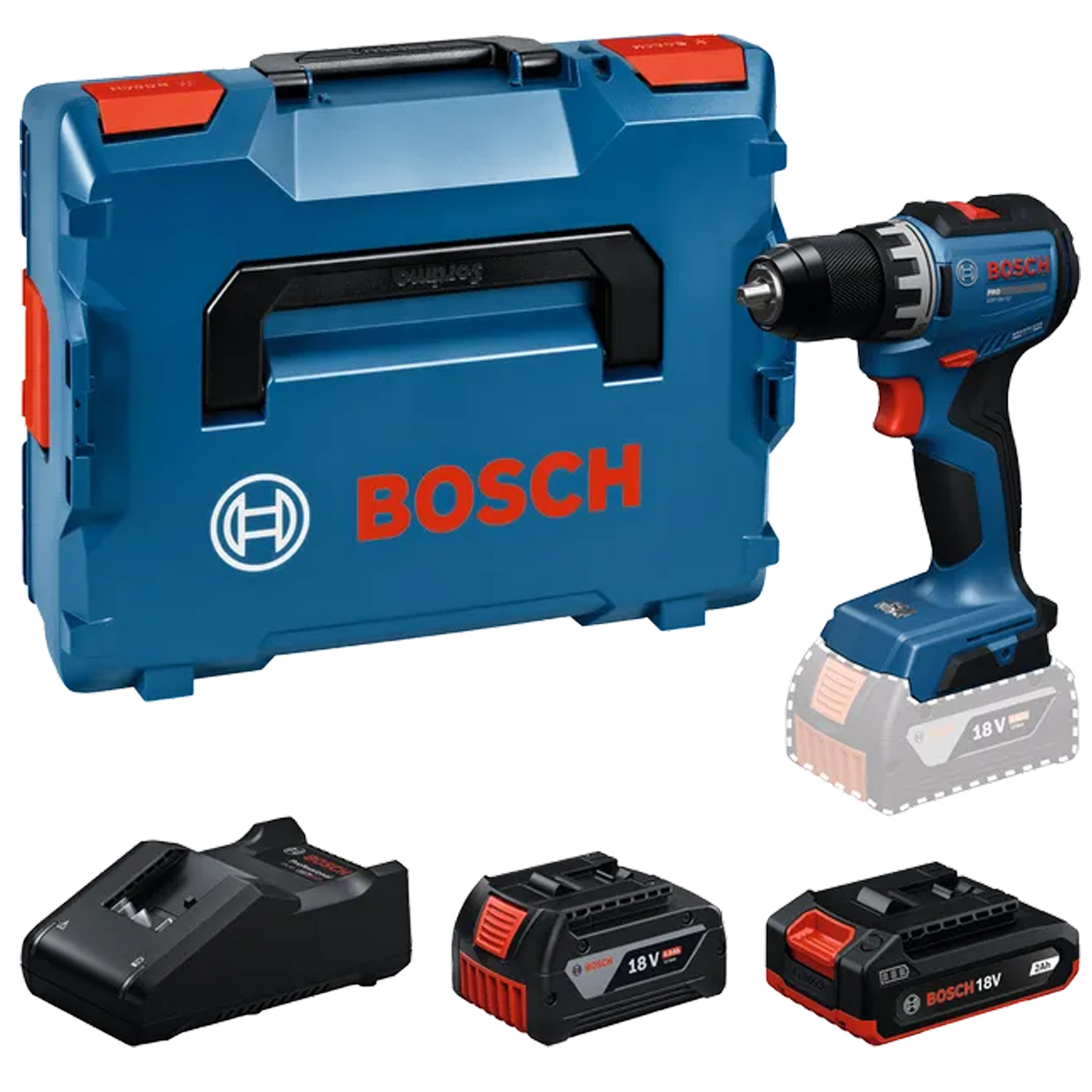 Bosch Professional GSR 18V-52 18V 3x5,0Ah Akku-Bohrschrauber L-BOXX