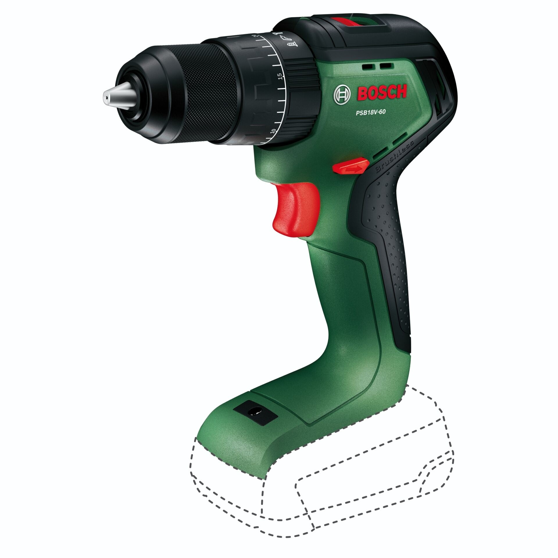 Bosch PSB18V-60 Akku-Schlagbohrschrauber 18V 2x 2,5Ah